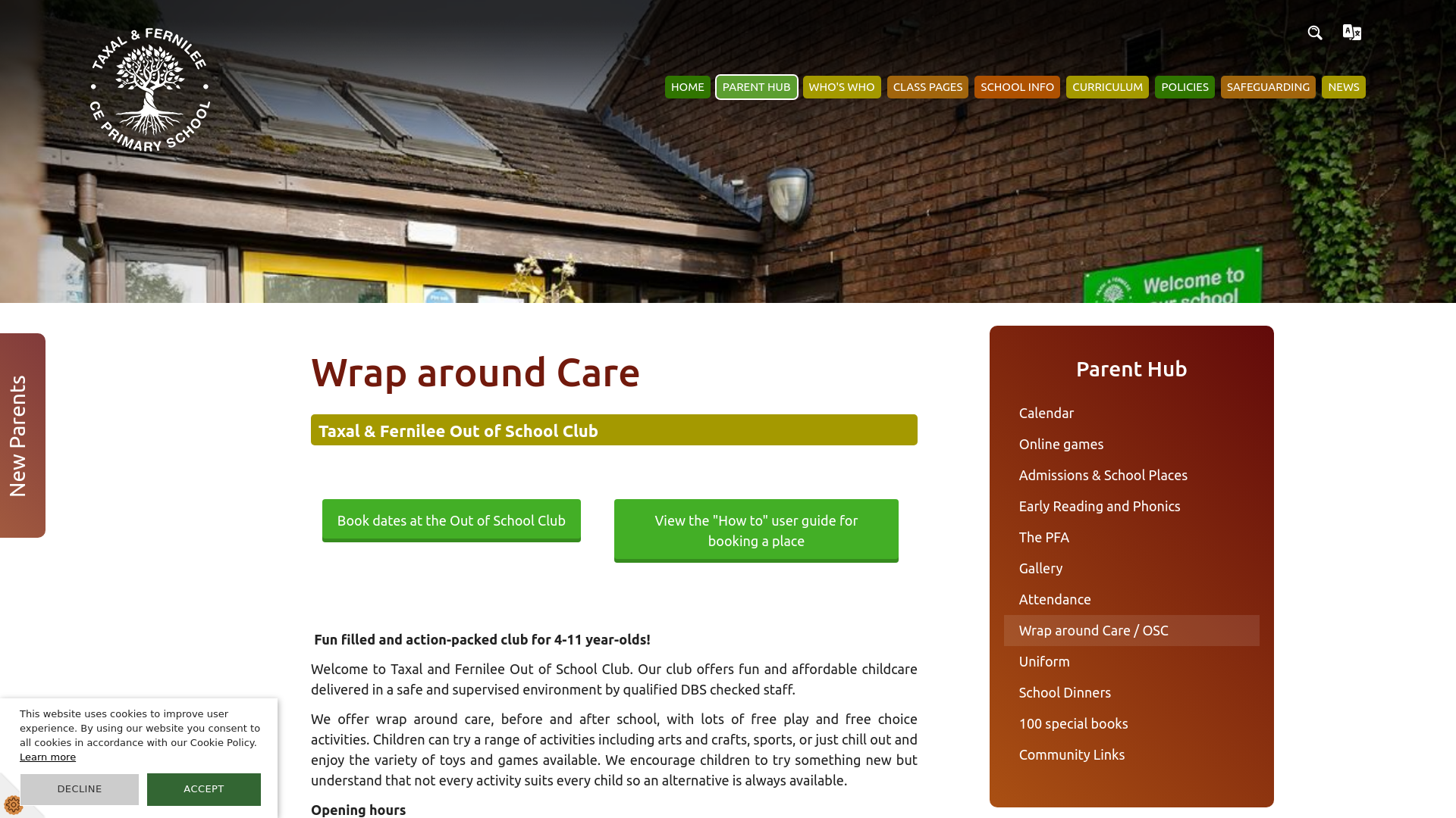 Website screenshot