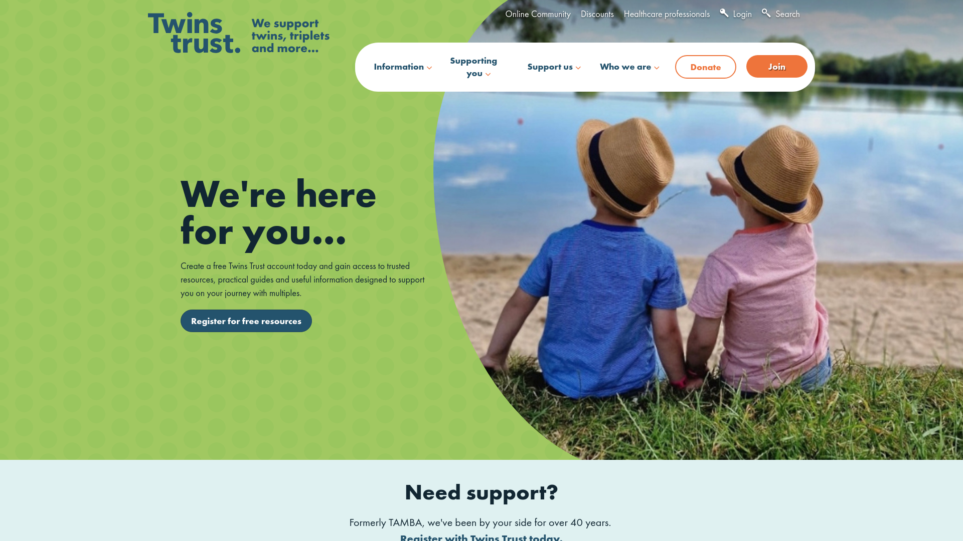 Website screenshot