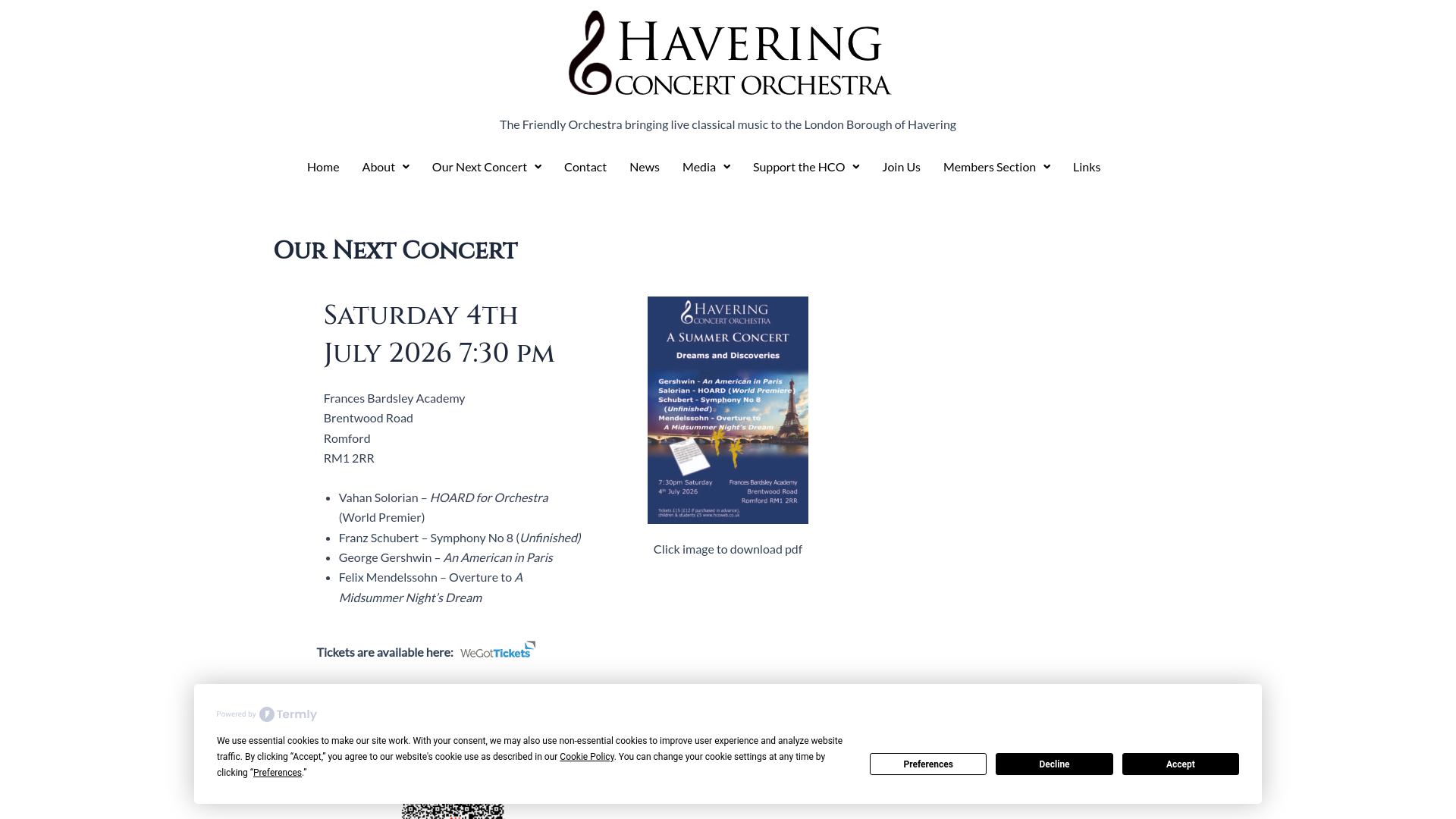 Website screenshot