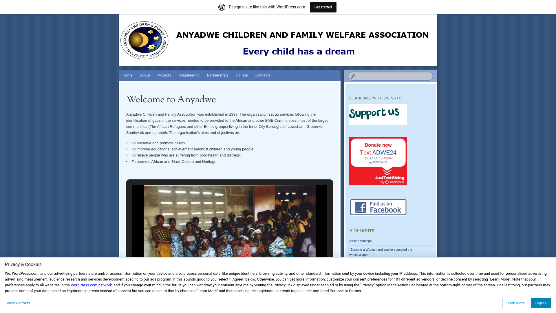 Website screenshot