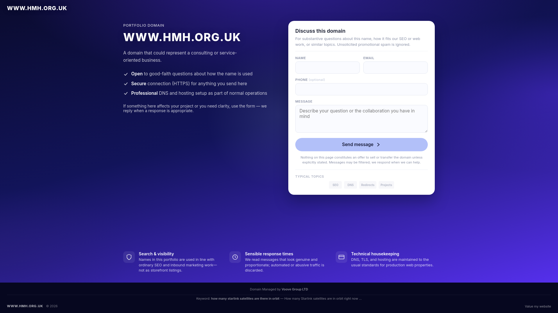 Website screenshot