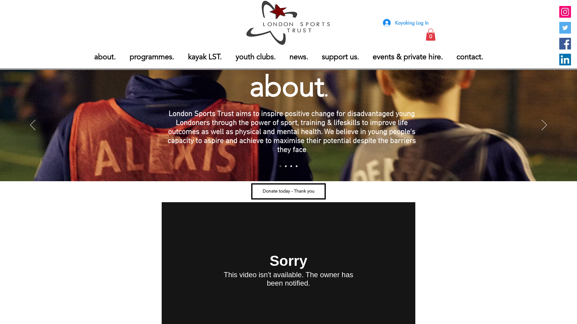 Website screenshot