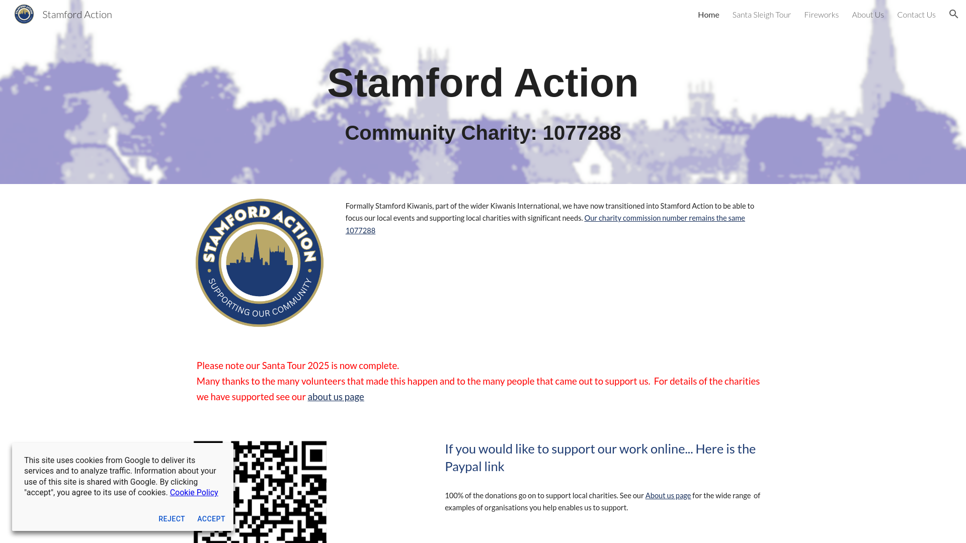 Website screenshot