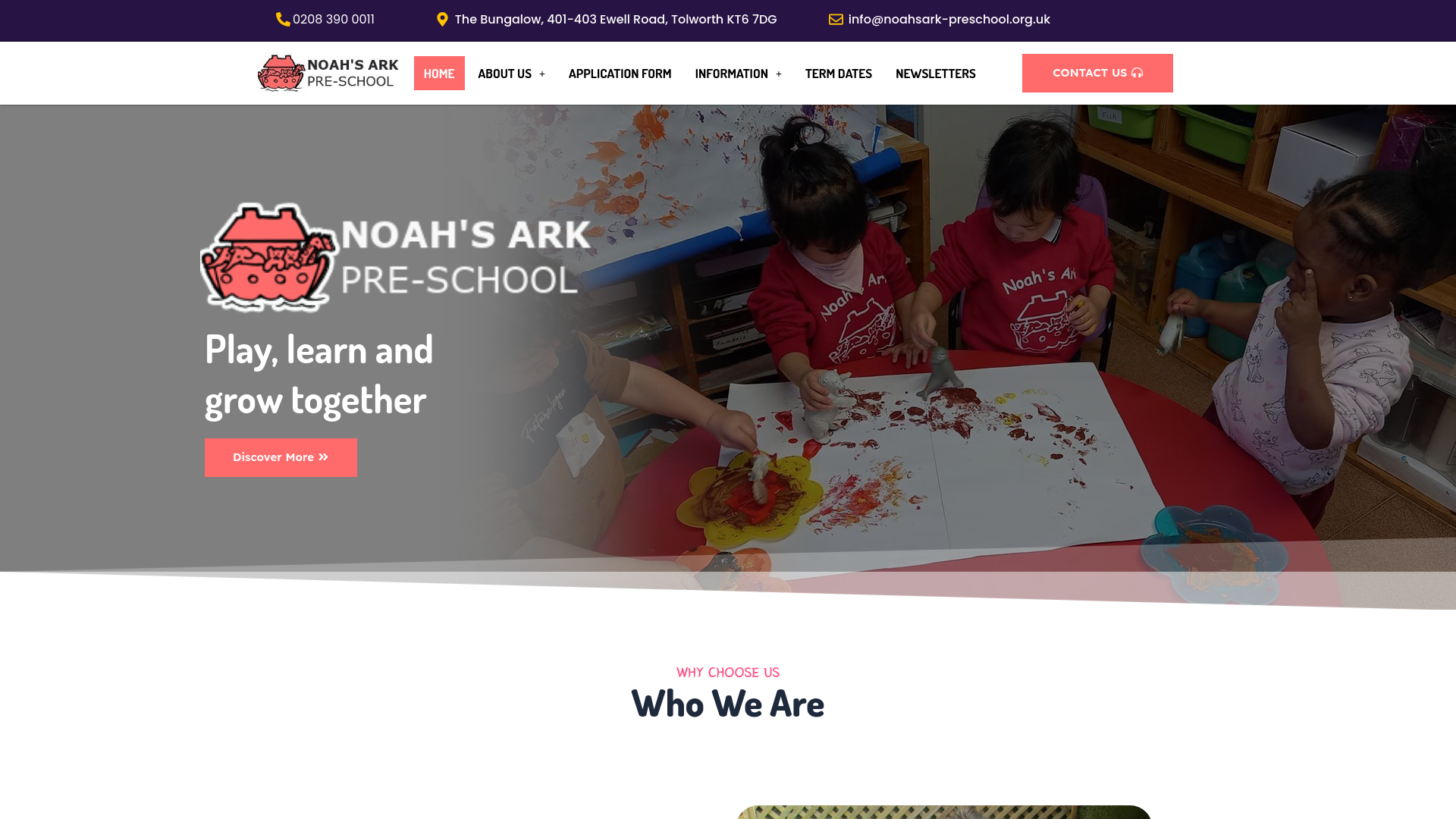 Website screenshot