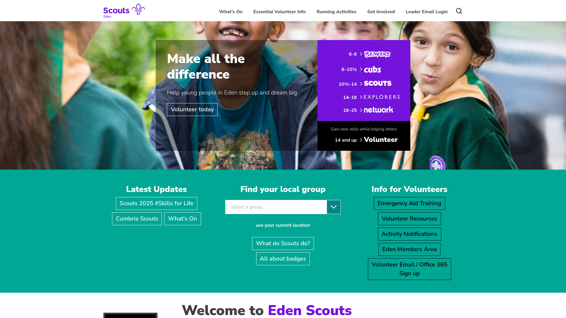 Website screenshot