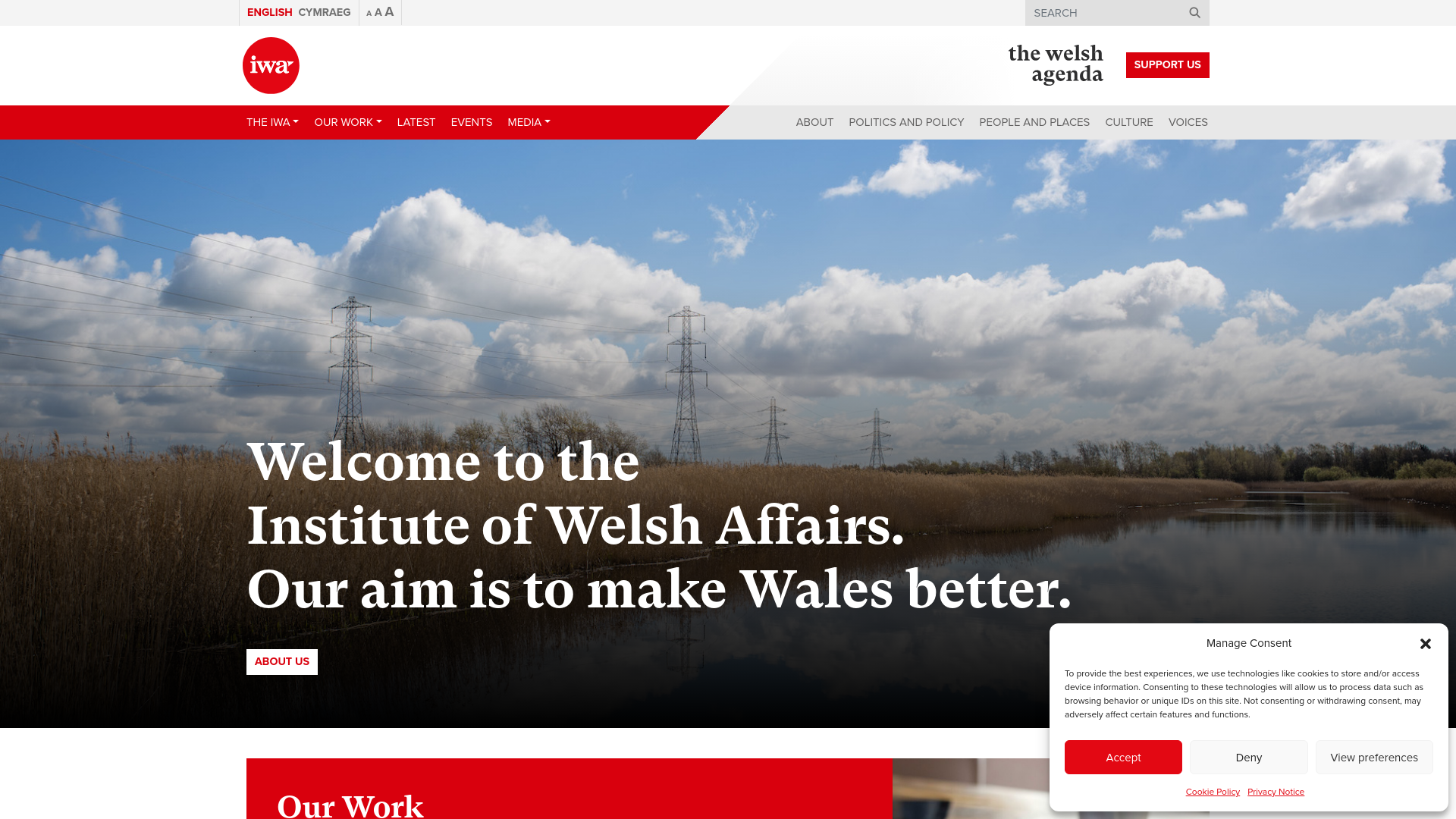 Website screenshot