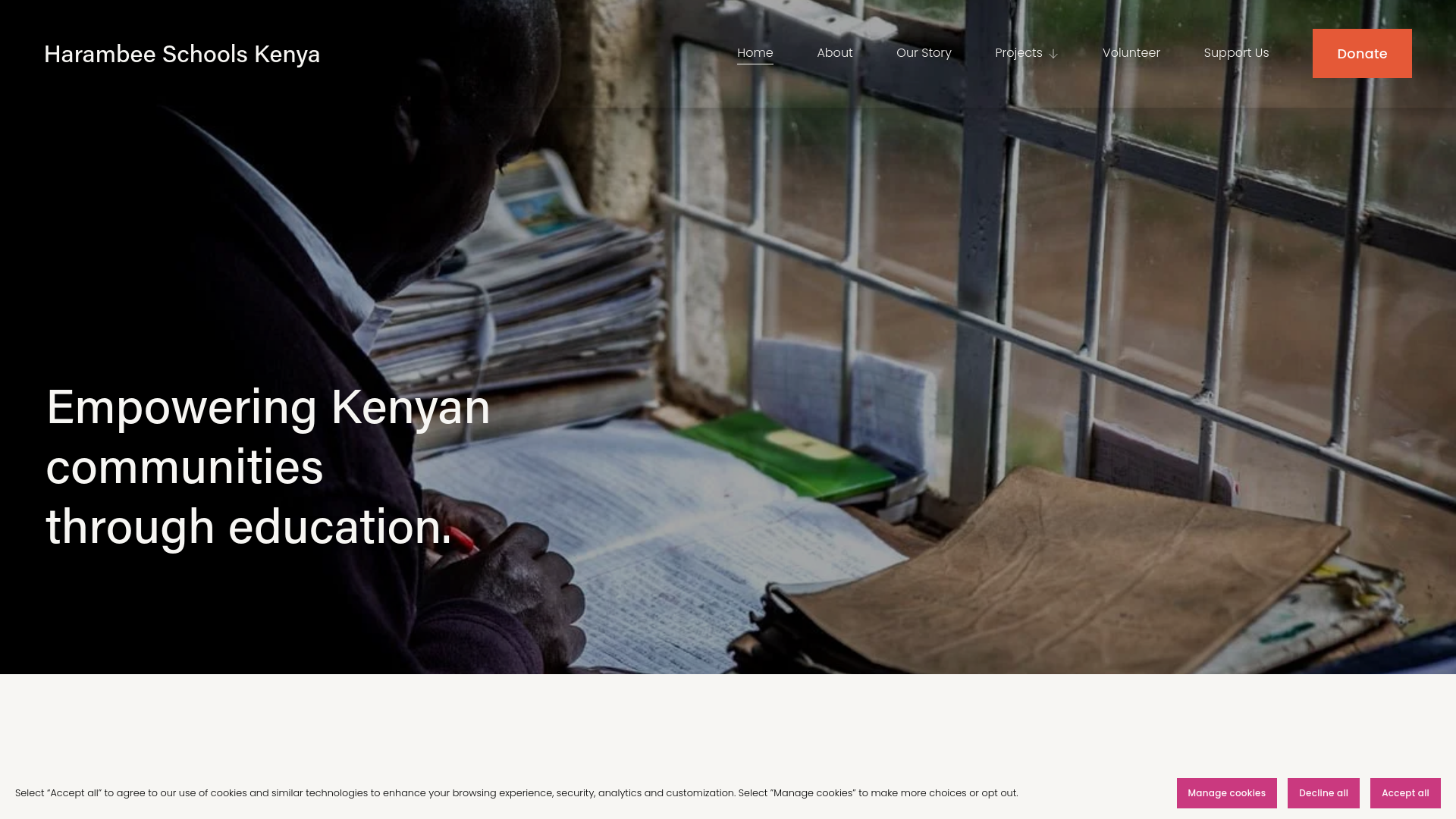 Website screenshot