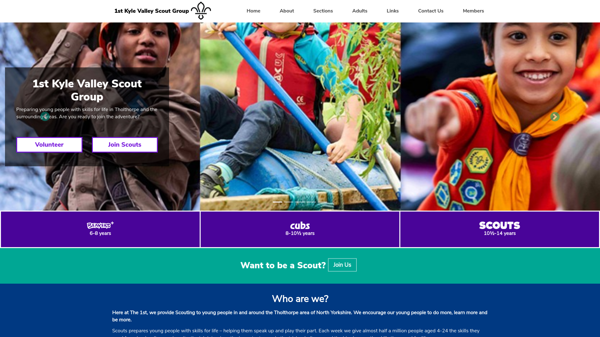 Website screenshot