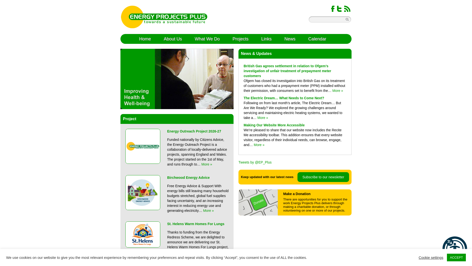 Website screenshot
