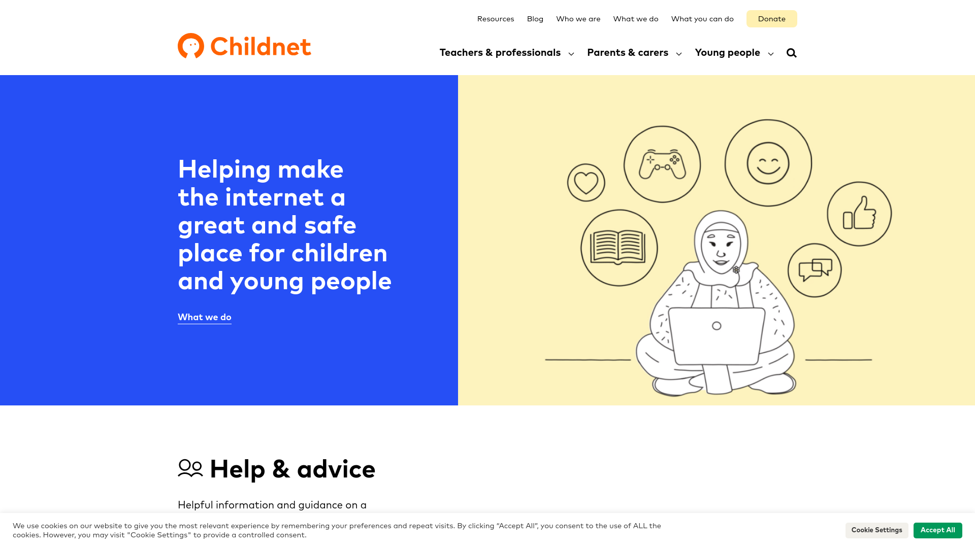 Website screenshot