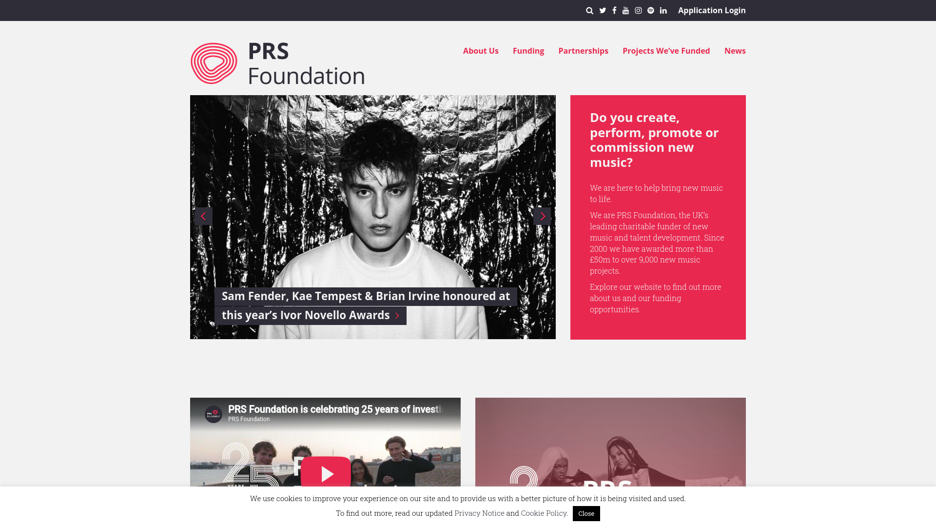 Website screenshot