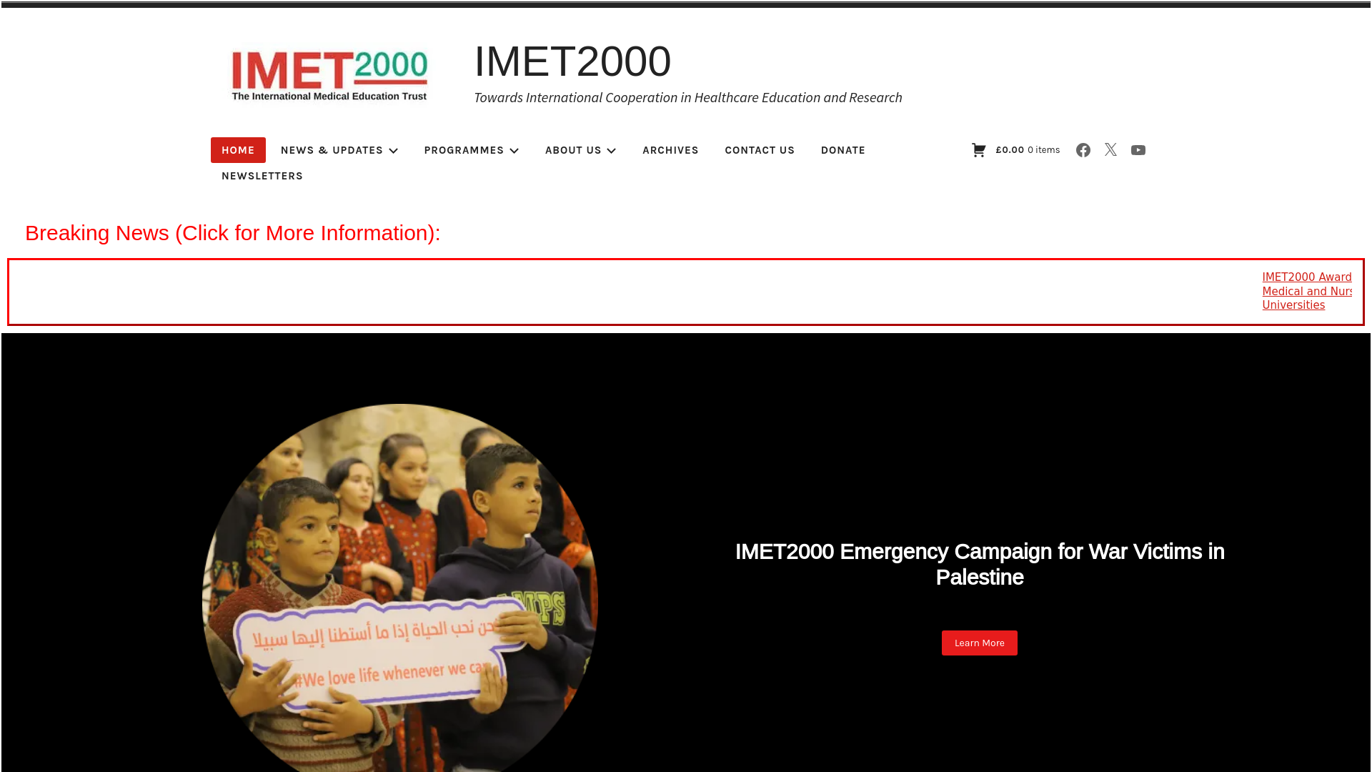 Website screenshot