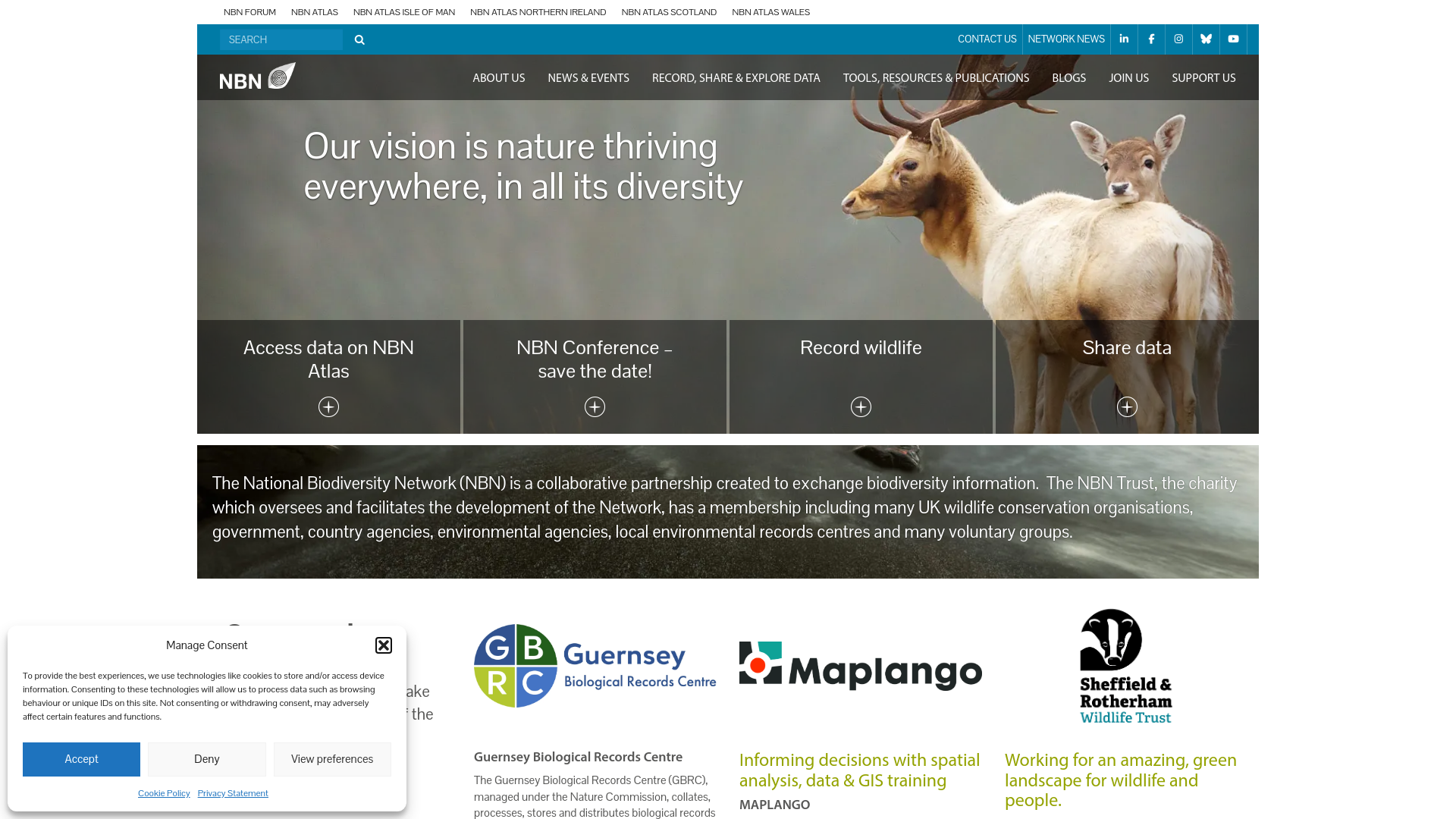 Website screenshot