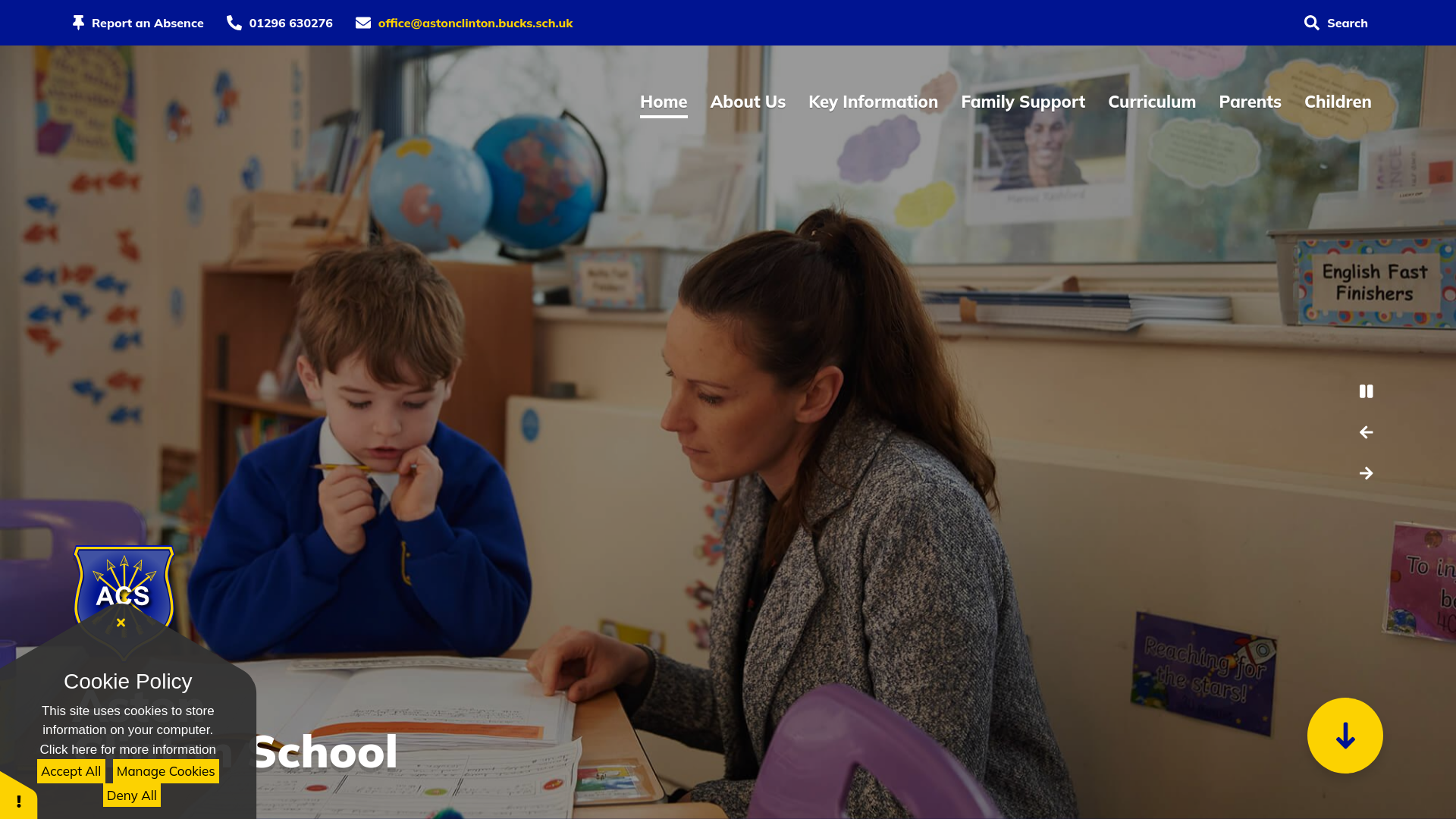 Website screenshot