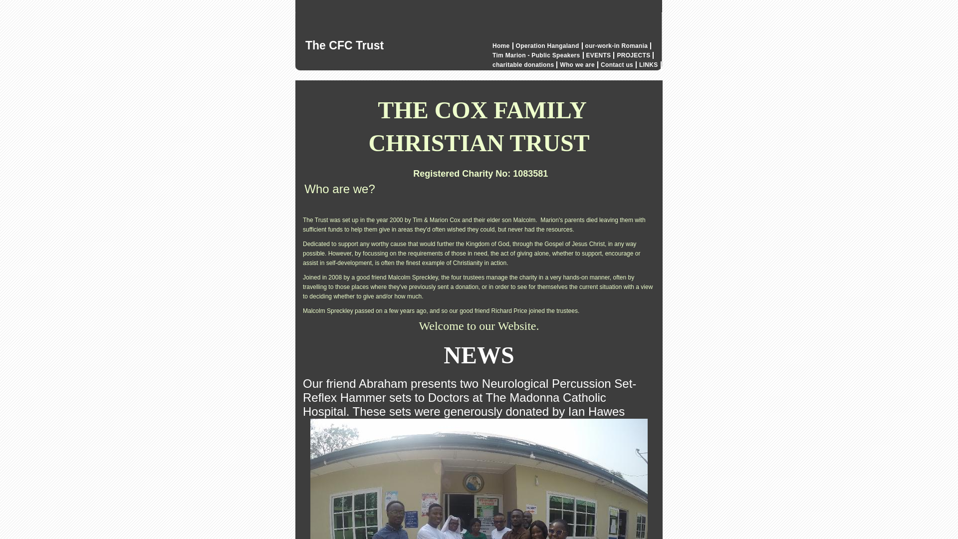Website screenshot