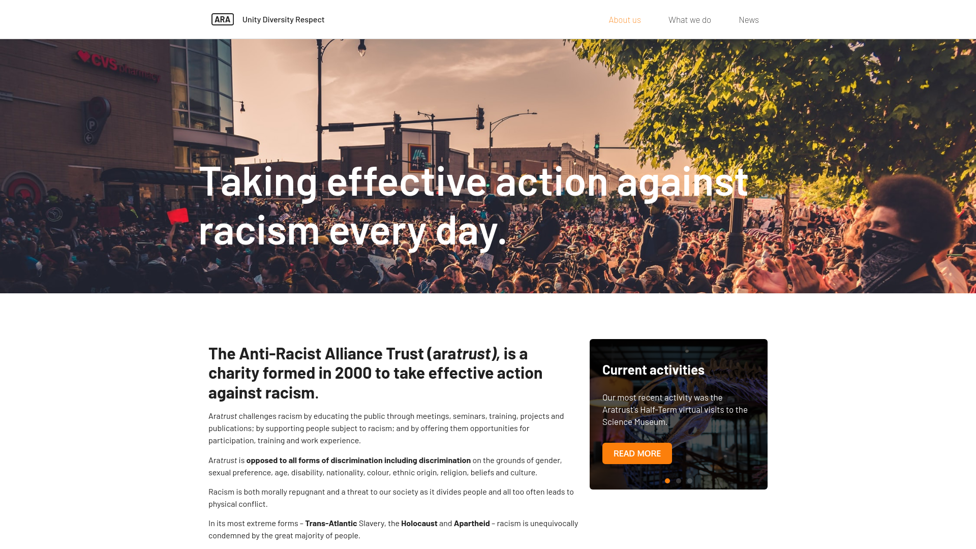 Website screenshot