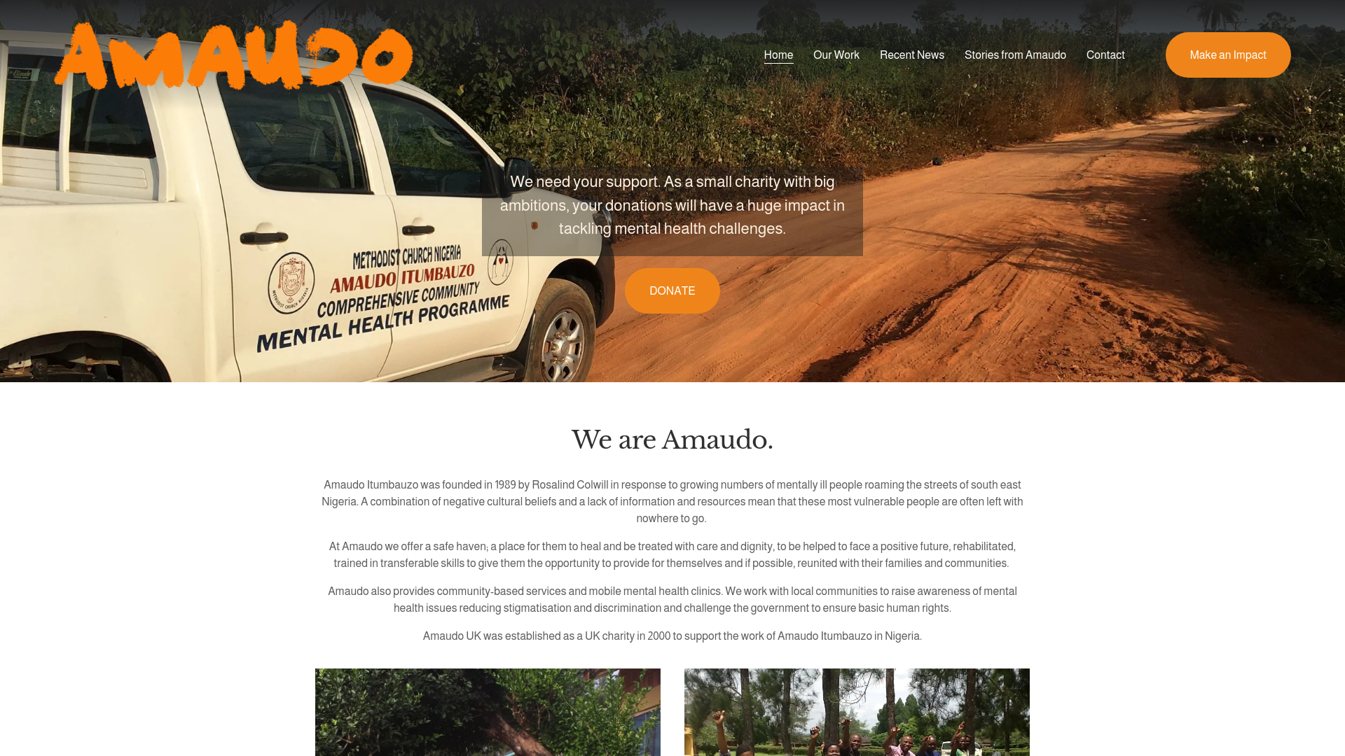 Website screenshot
