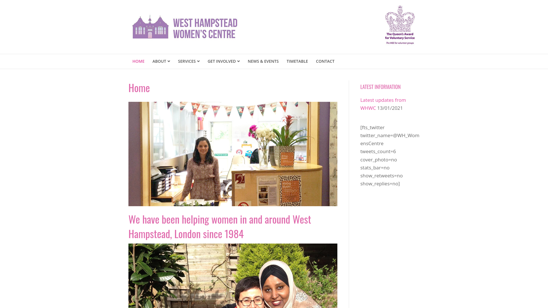 Website screenshot