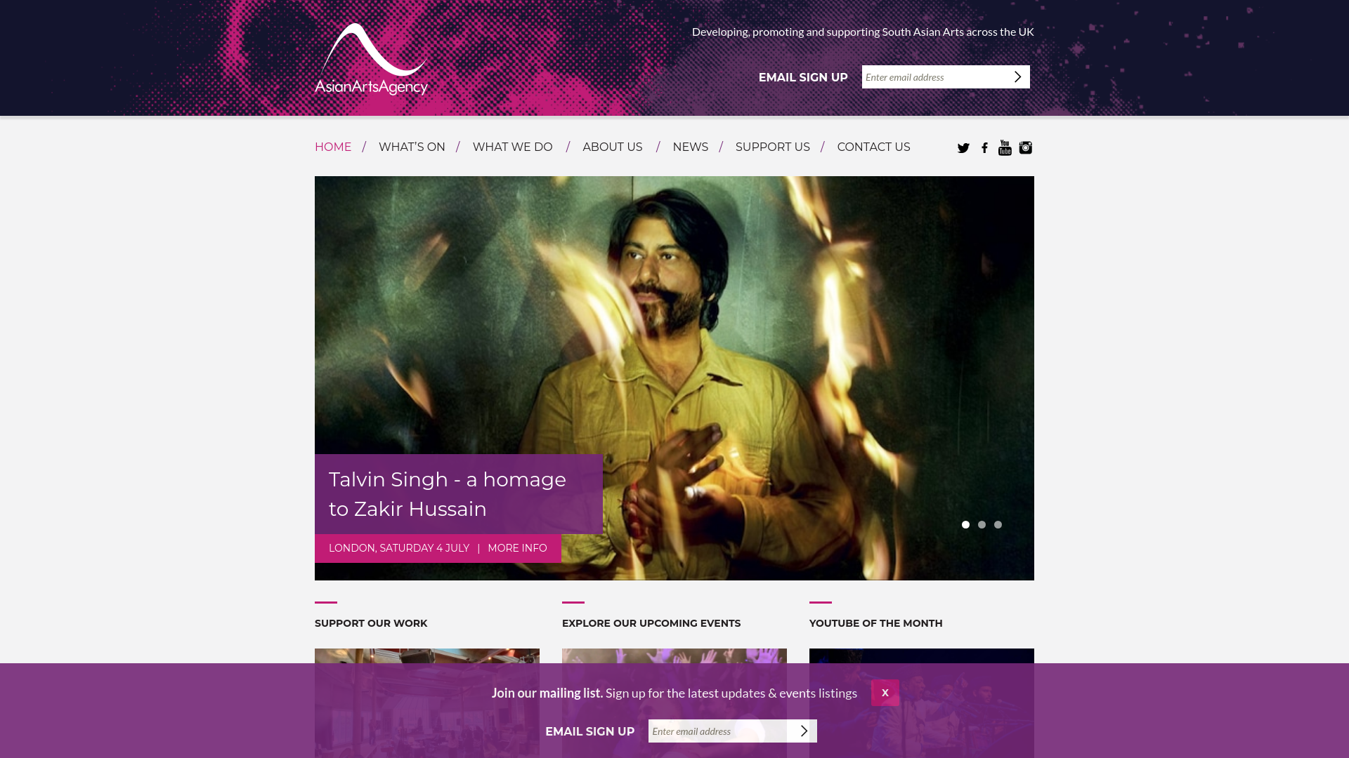 Website screenshot