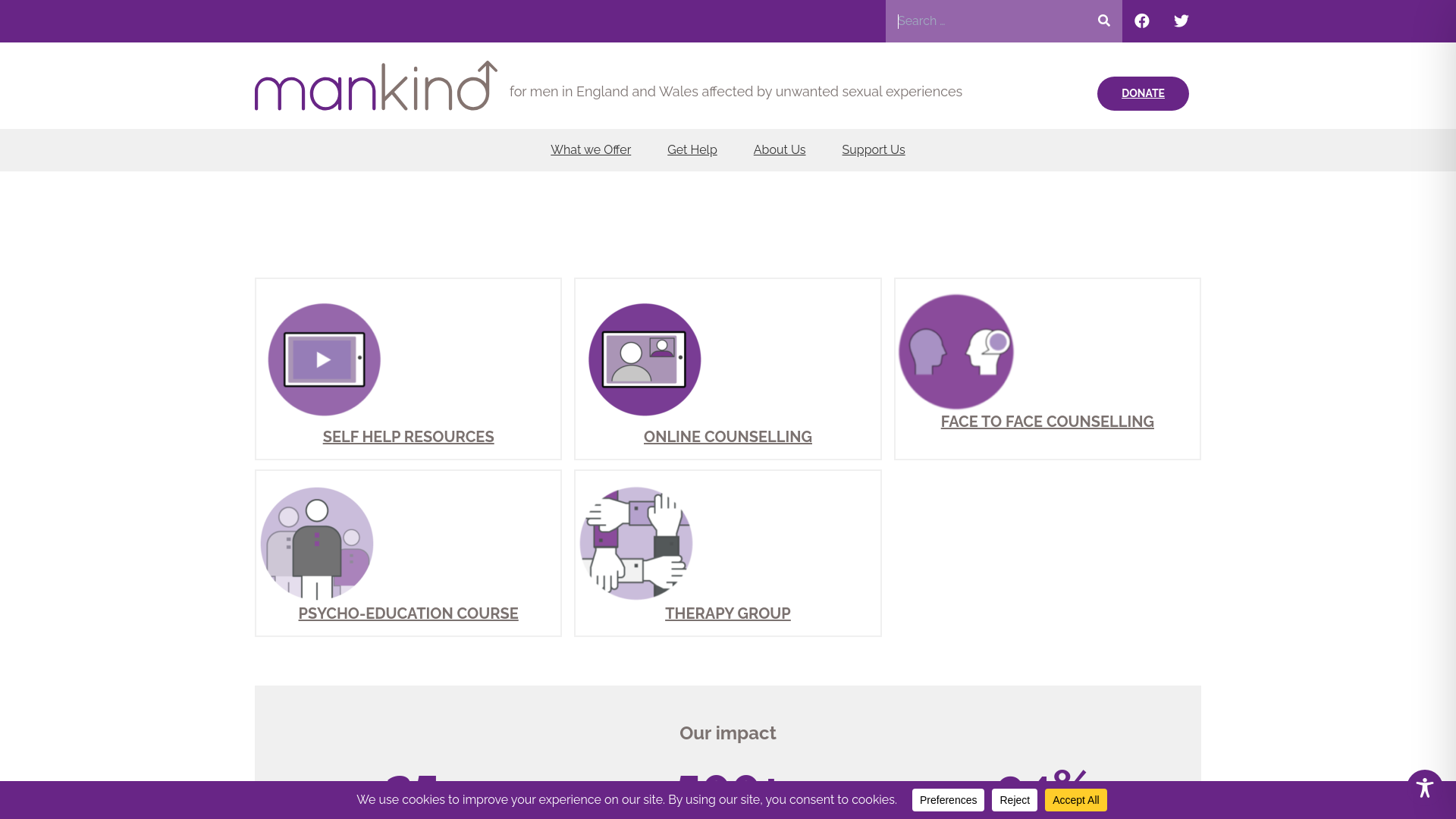 Website screenshot