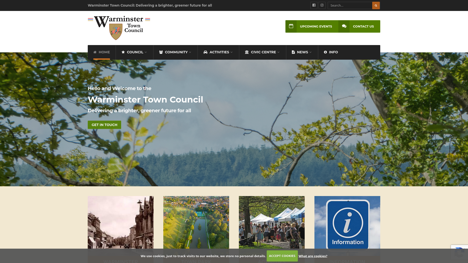 Website screenshot