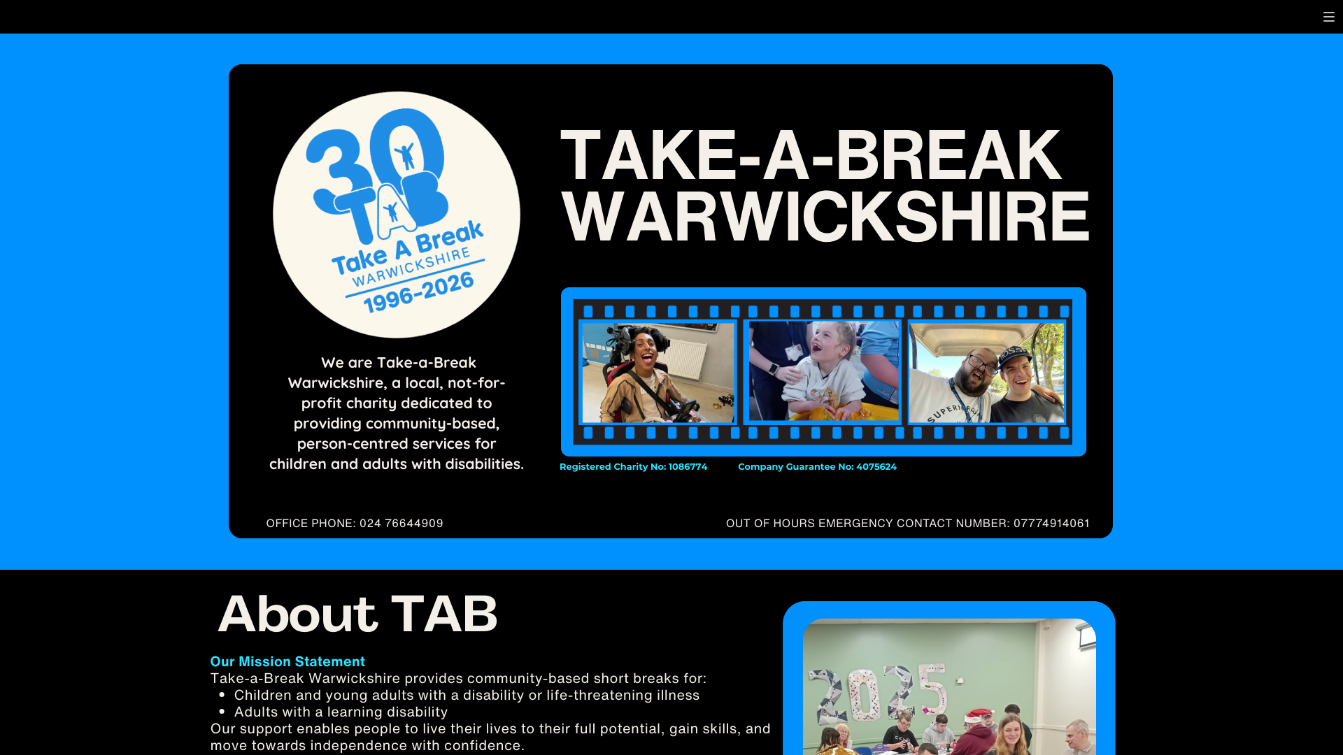 Website screenshot