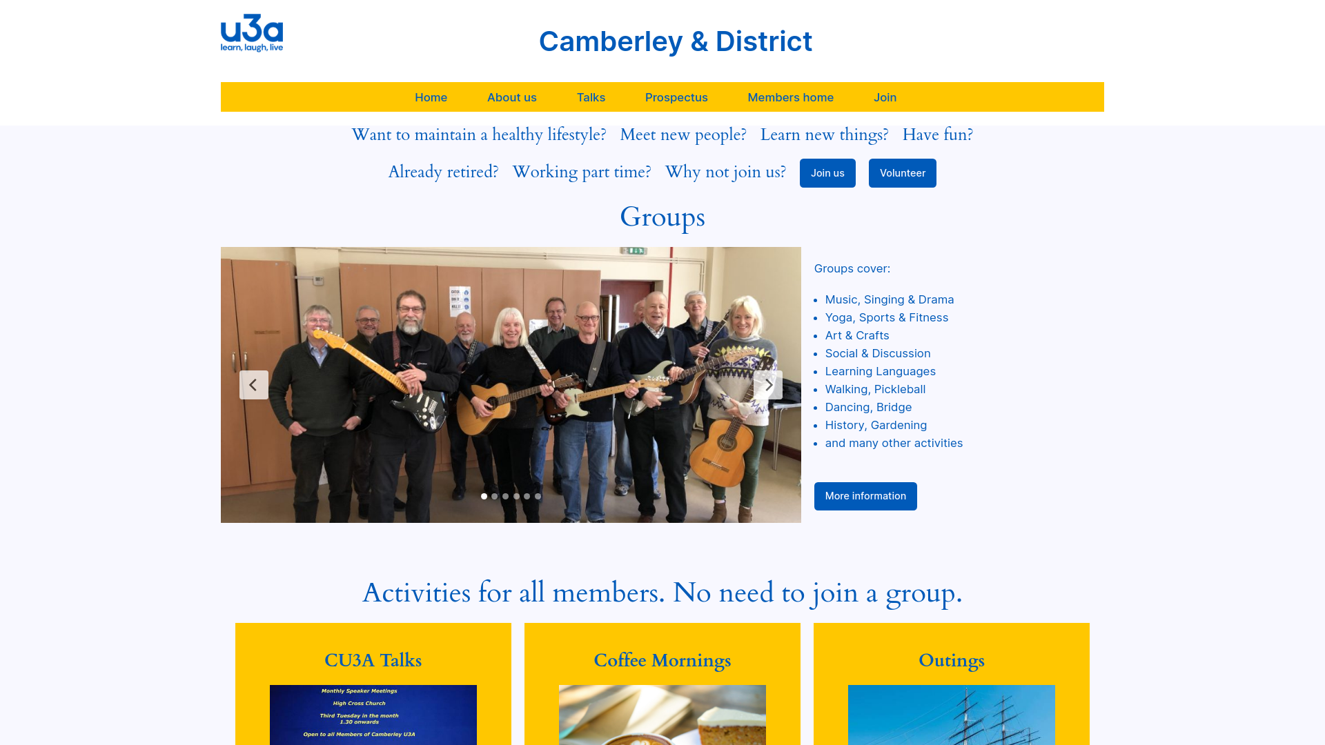 Website screenshot