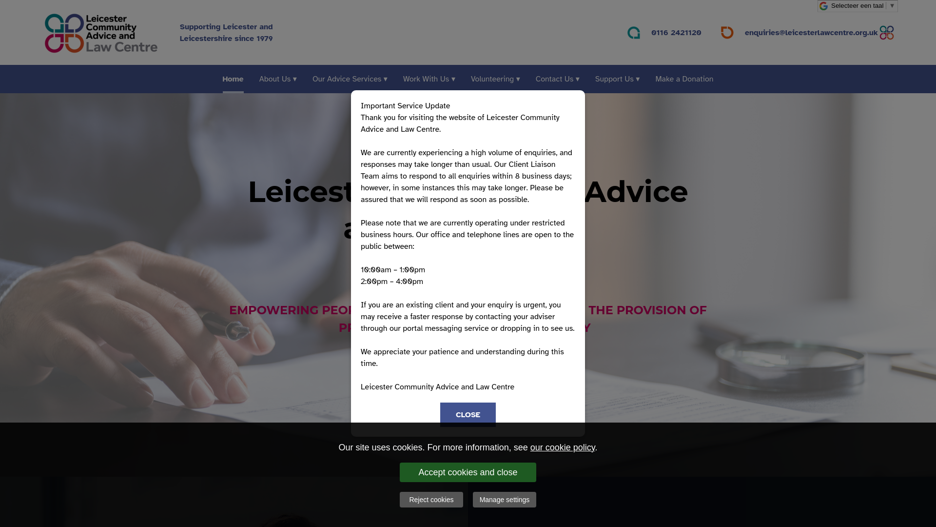 Website screenshot