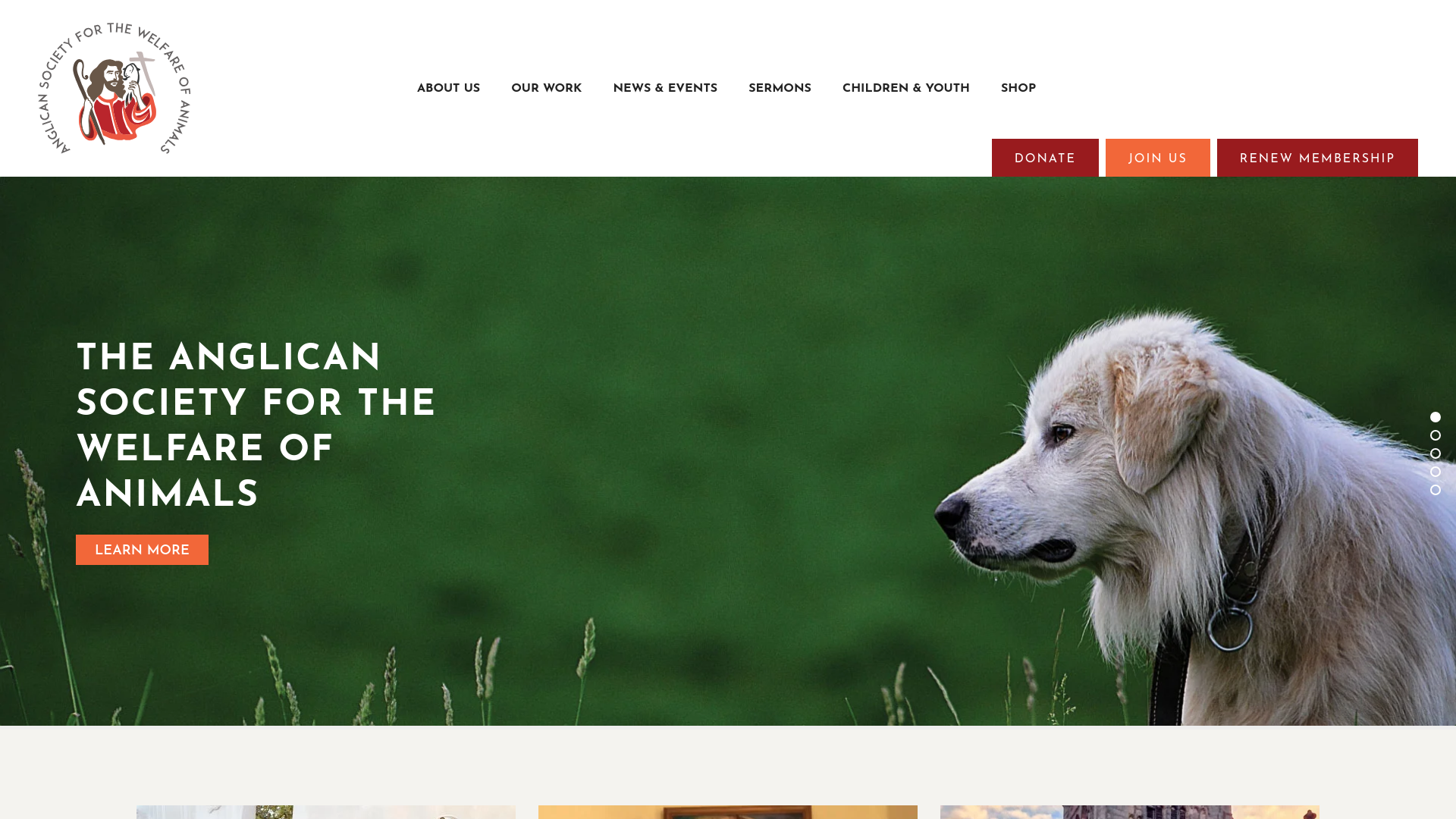 Website screenshot