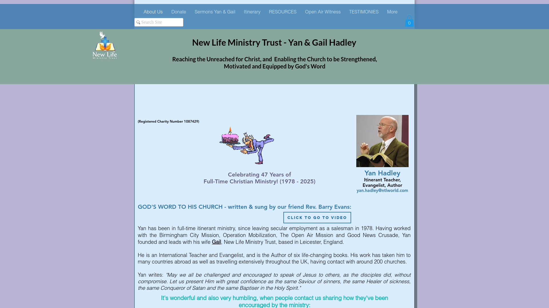 Website screenshot