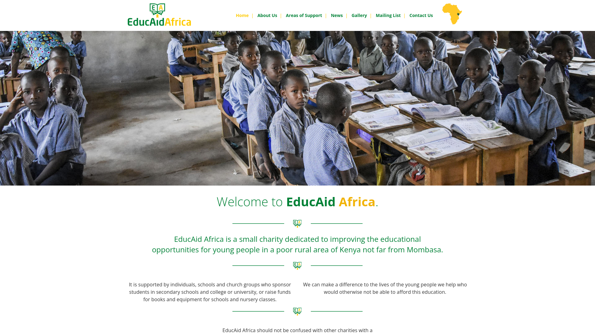 Website screenshot