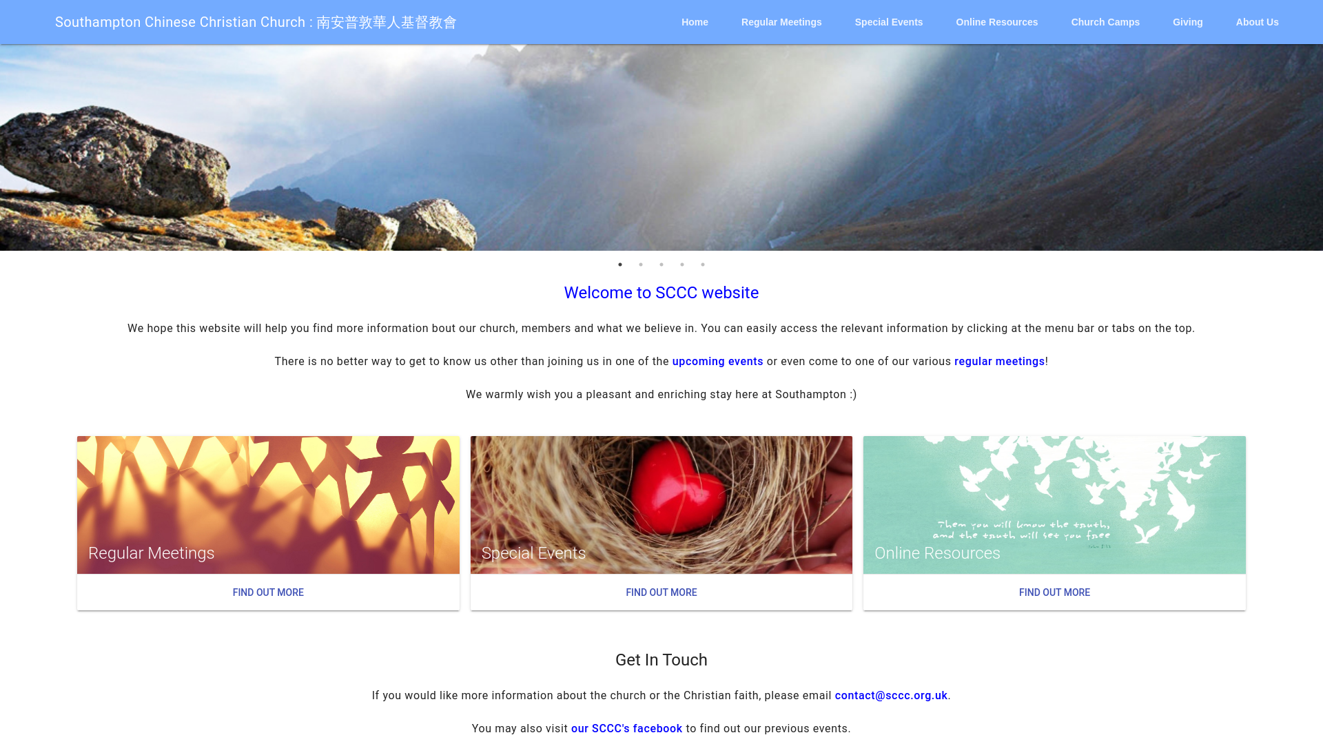 Website screenshot