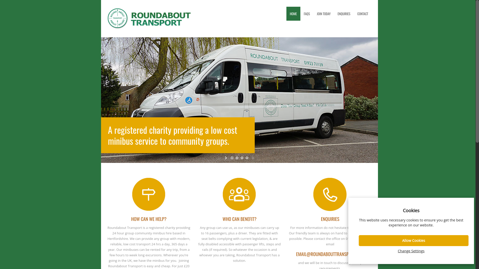 Website screenshot