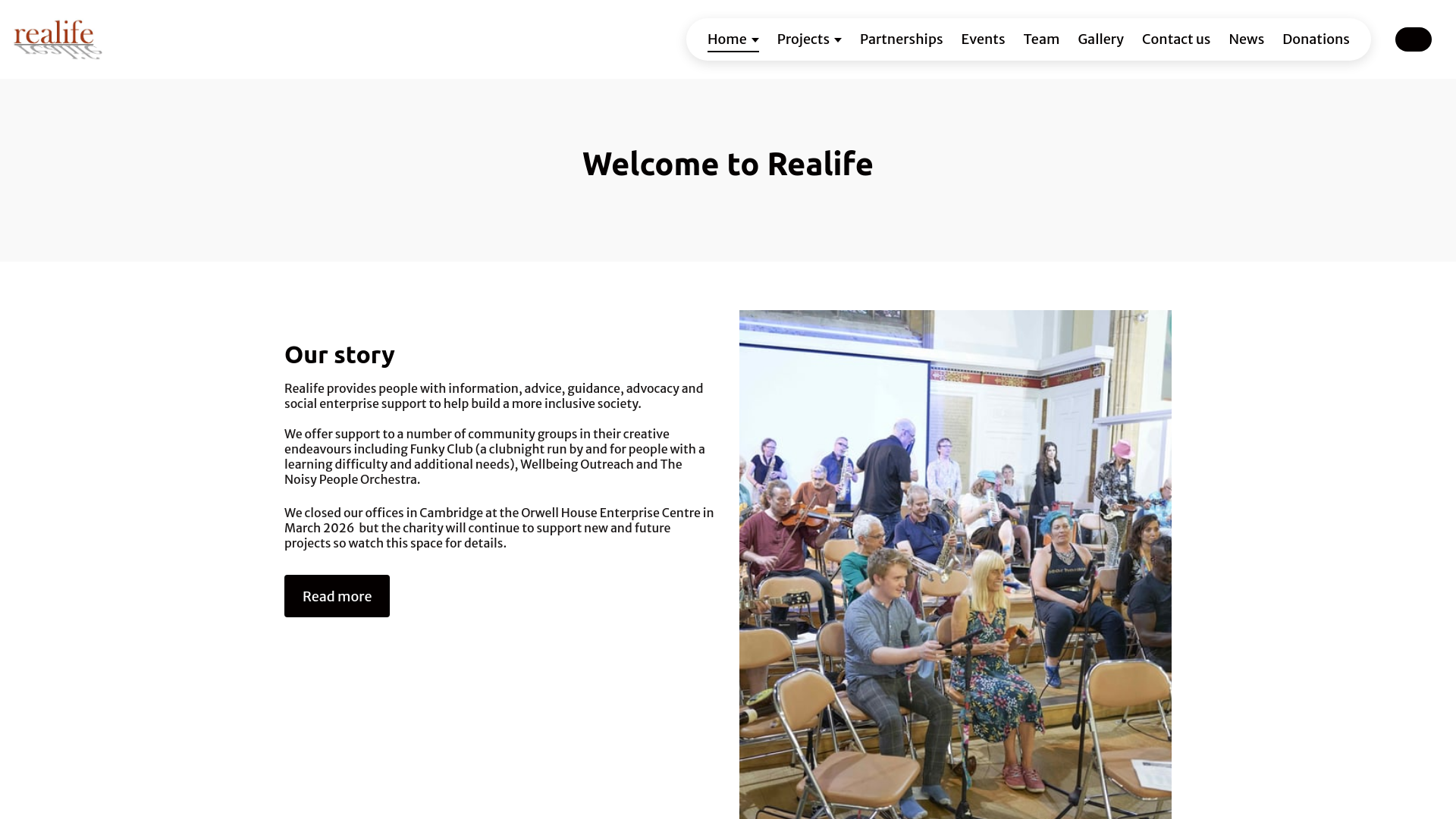 Website screenshot