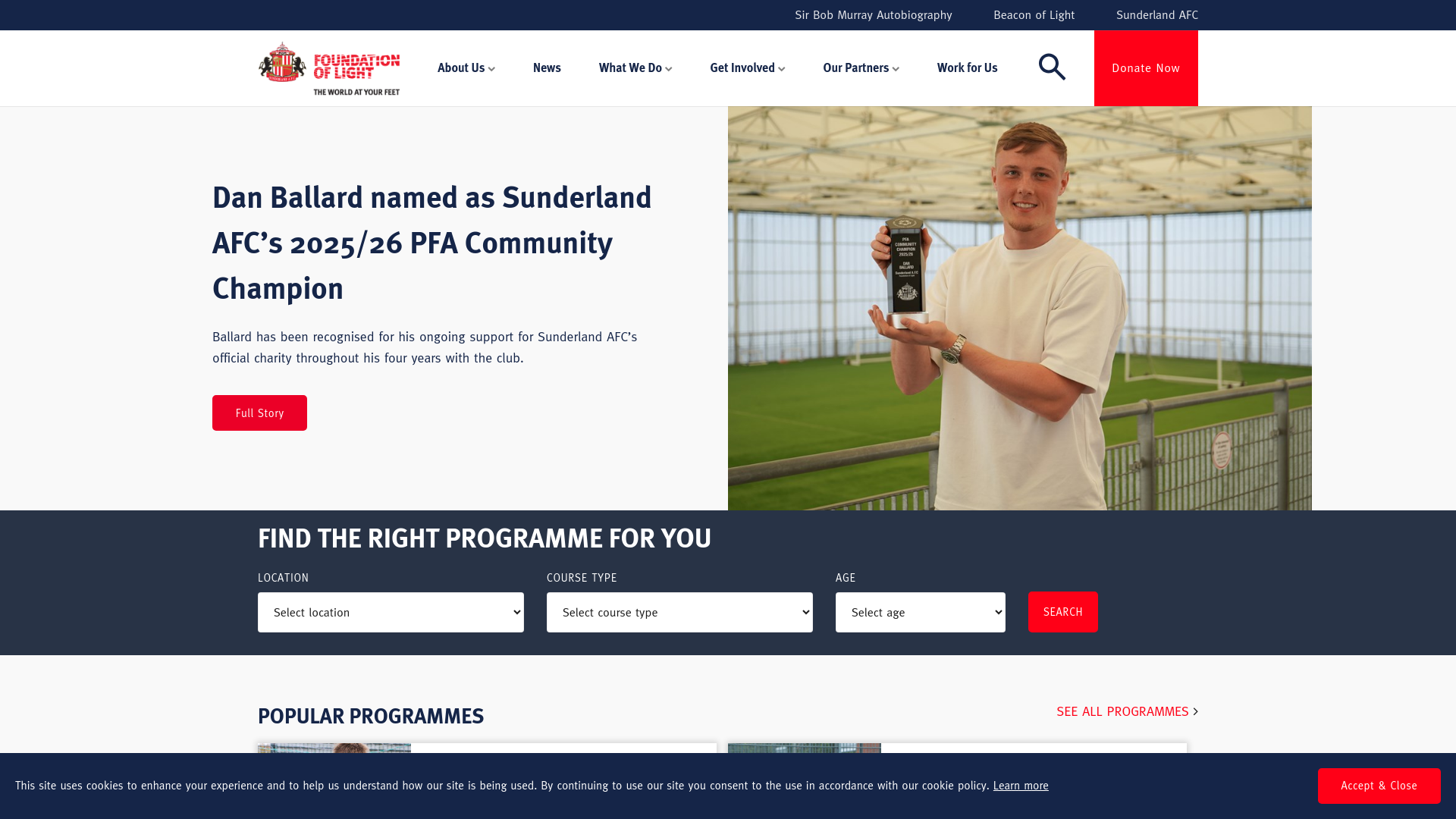 Website screenshot