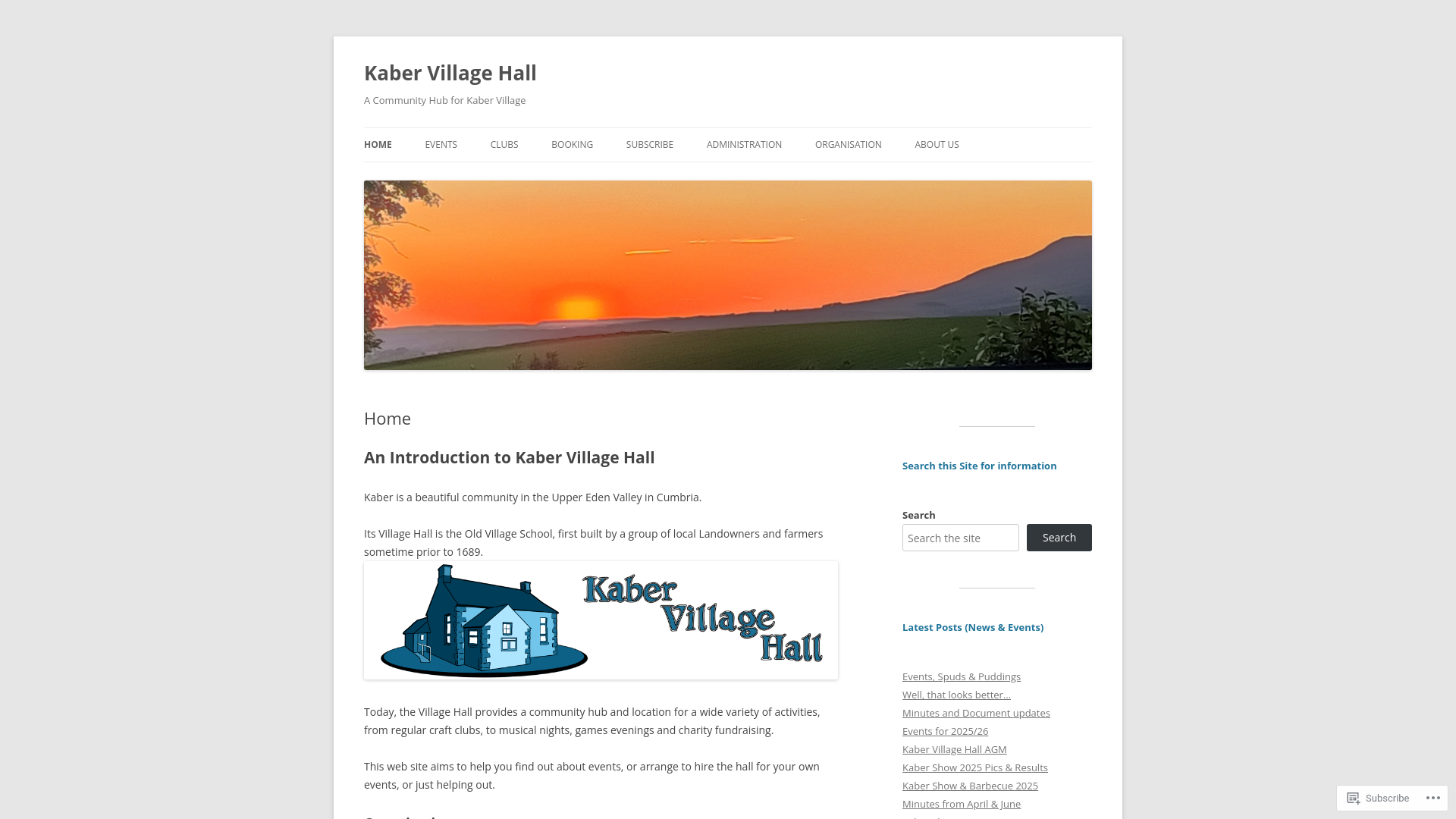 Website screenshot
