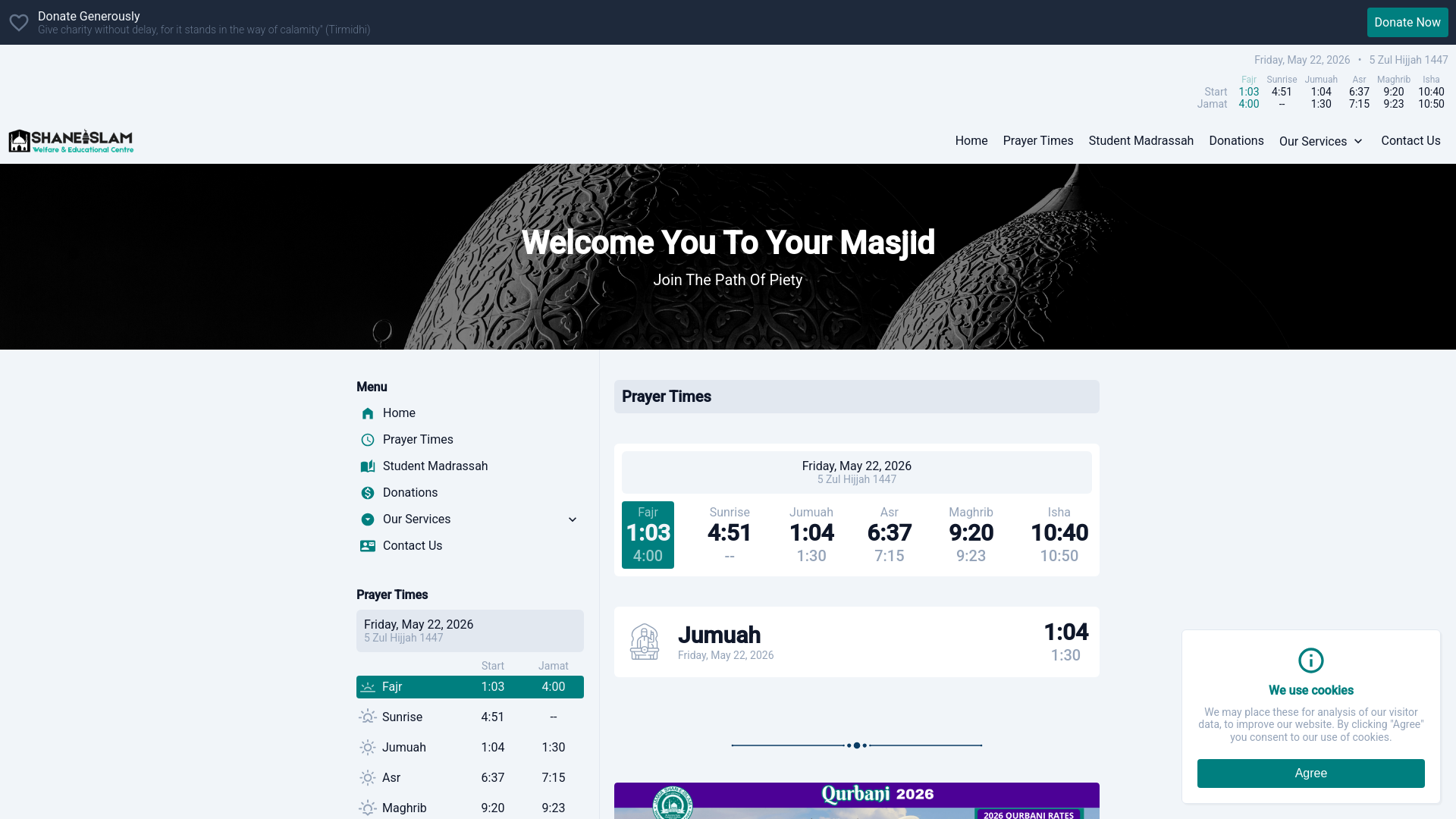 Website screenshot