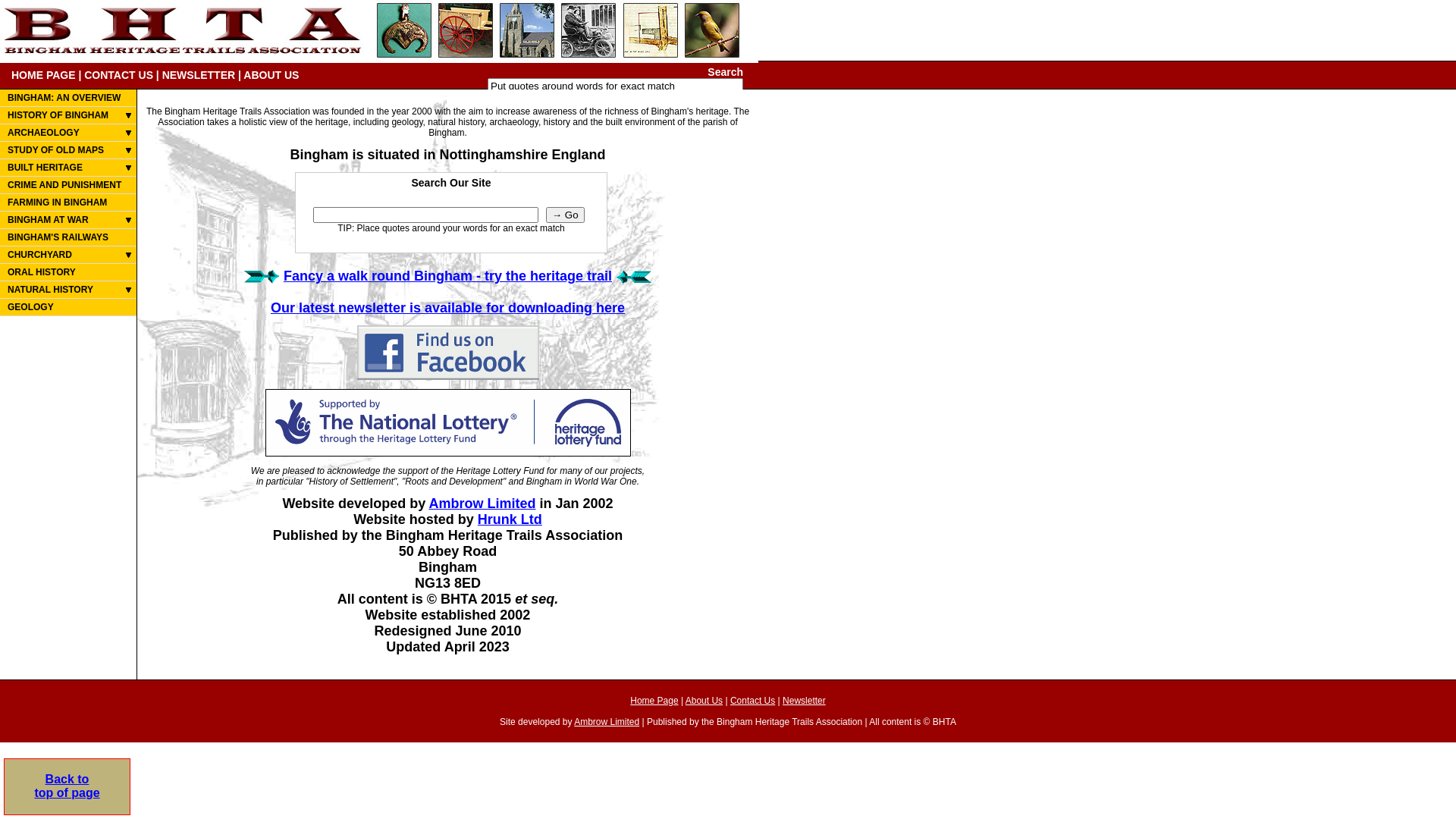 Website screenshot