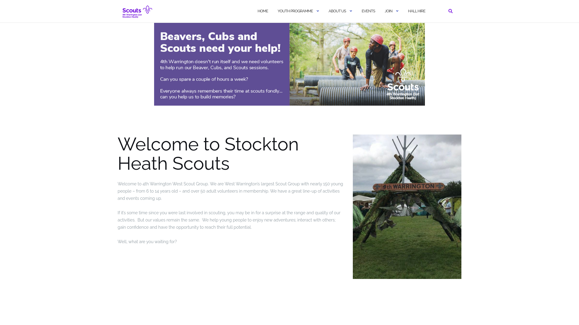 Website screenshot