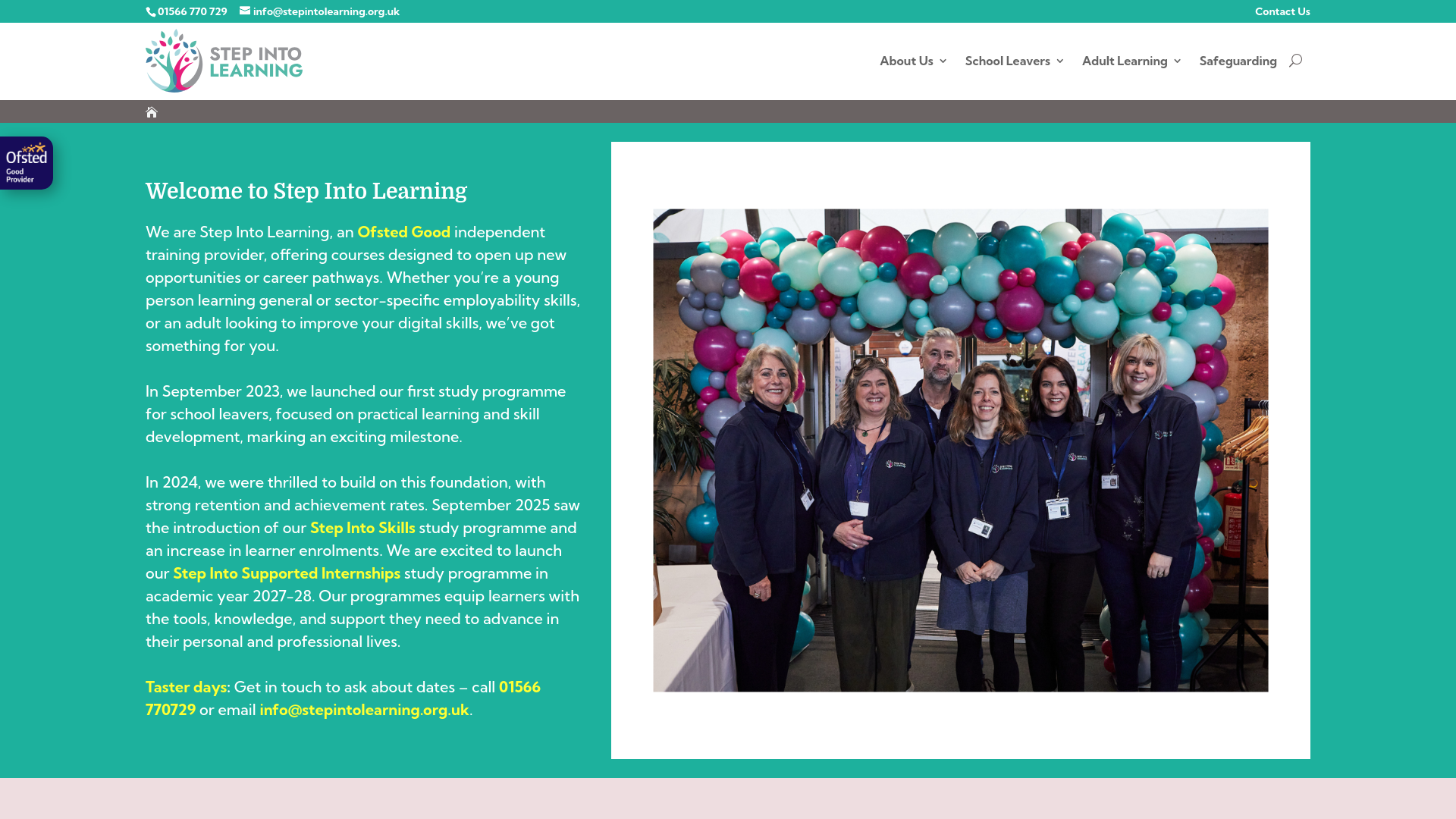 Website screenshot