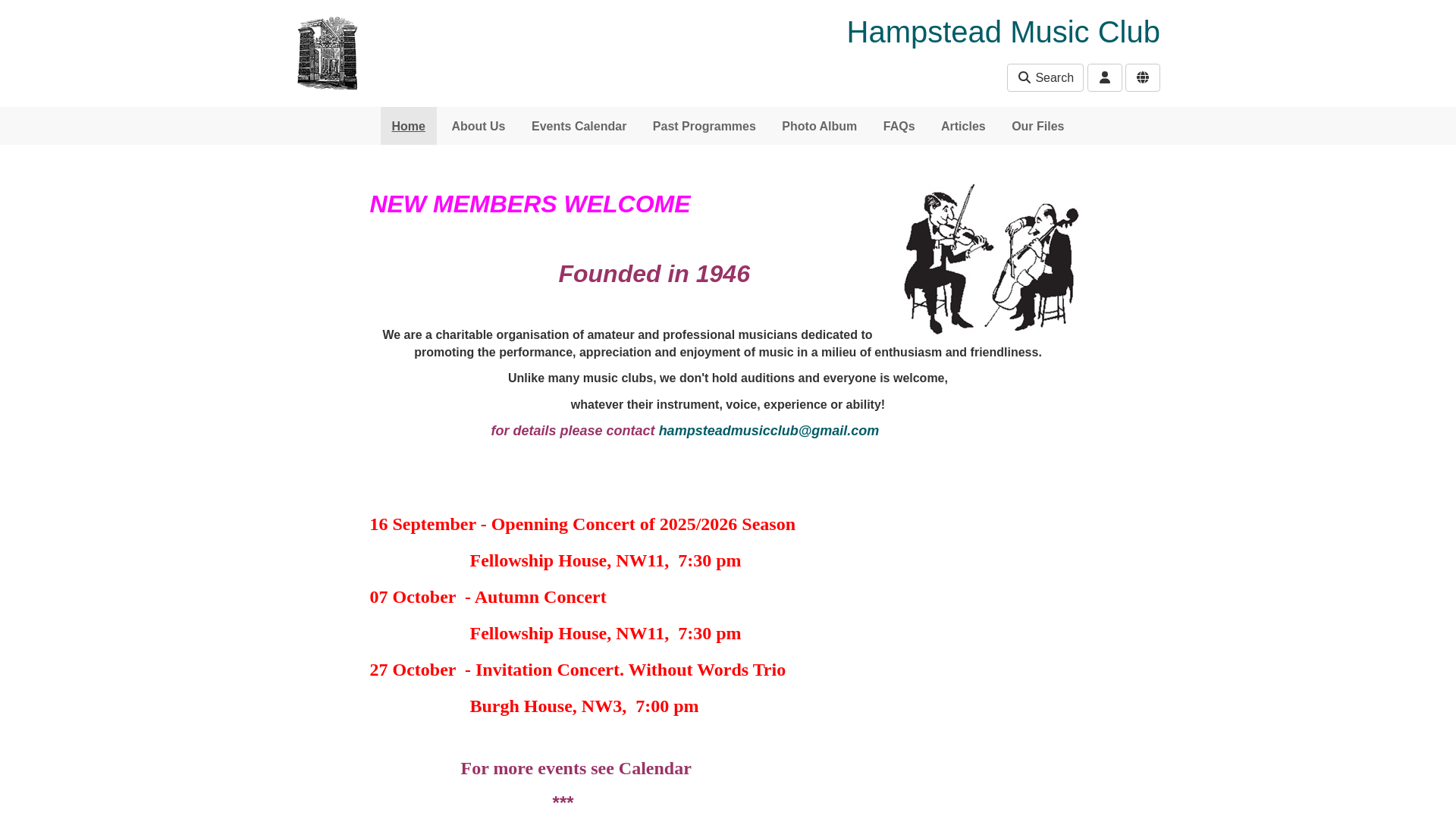 Website screenshot
