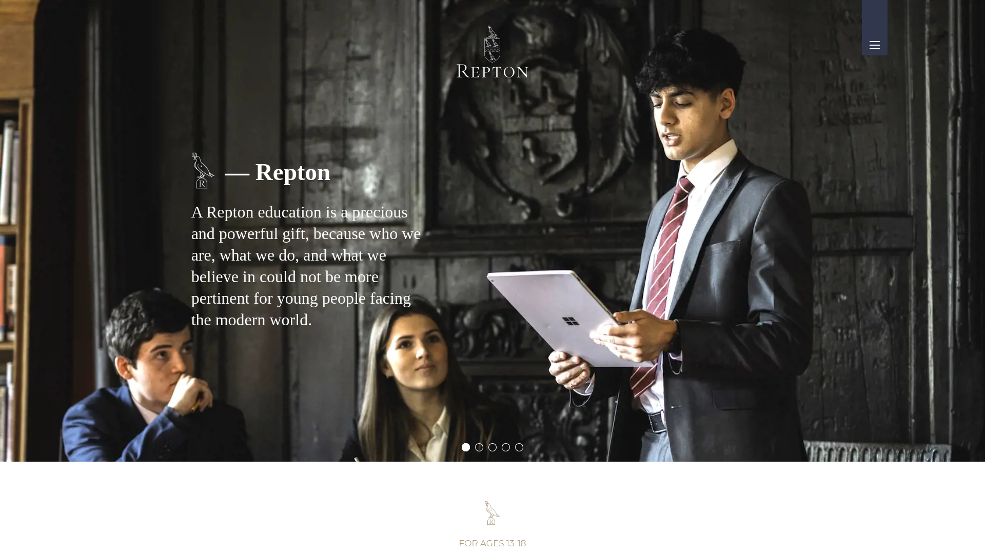 Website screenshot
