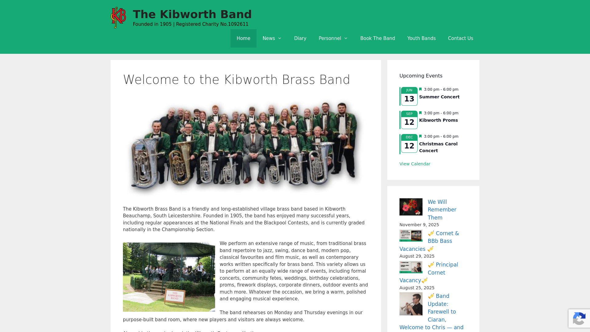 Website screenshot