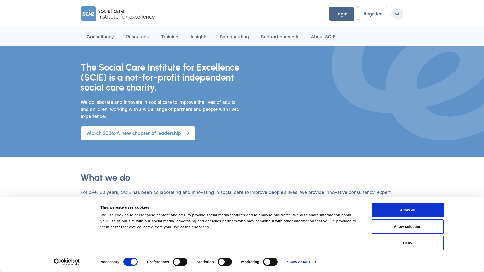 Website screenshot