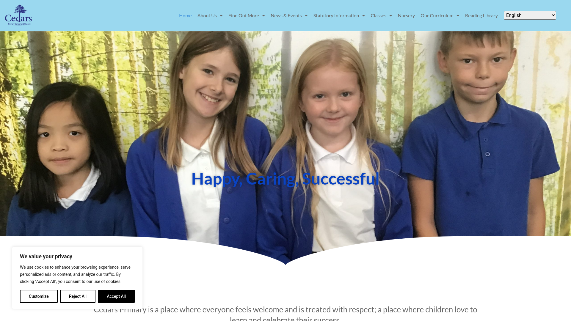 Website screenshot