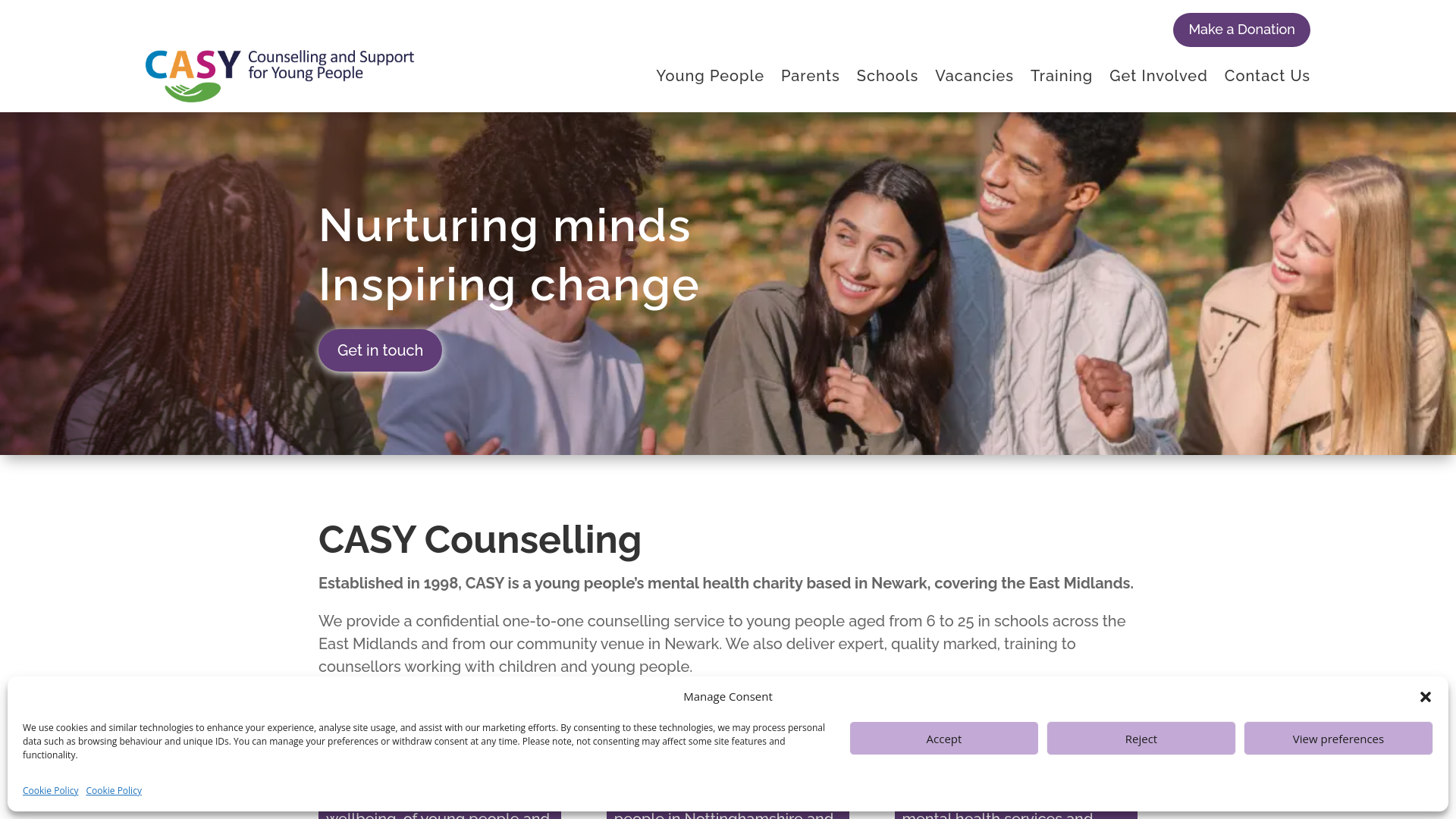 Website screenshot