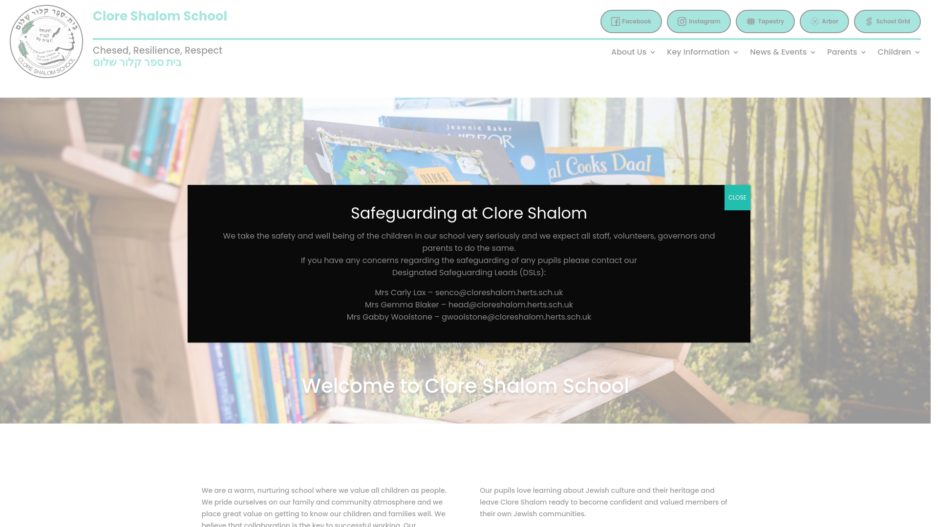 Website screenshot
