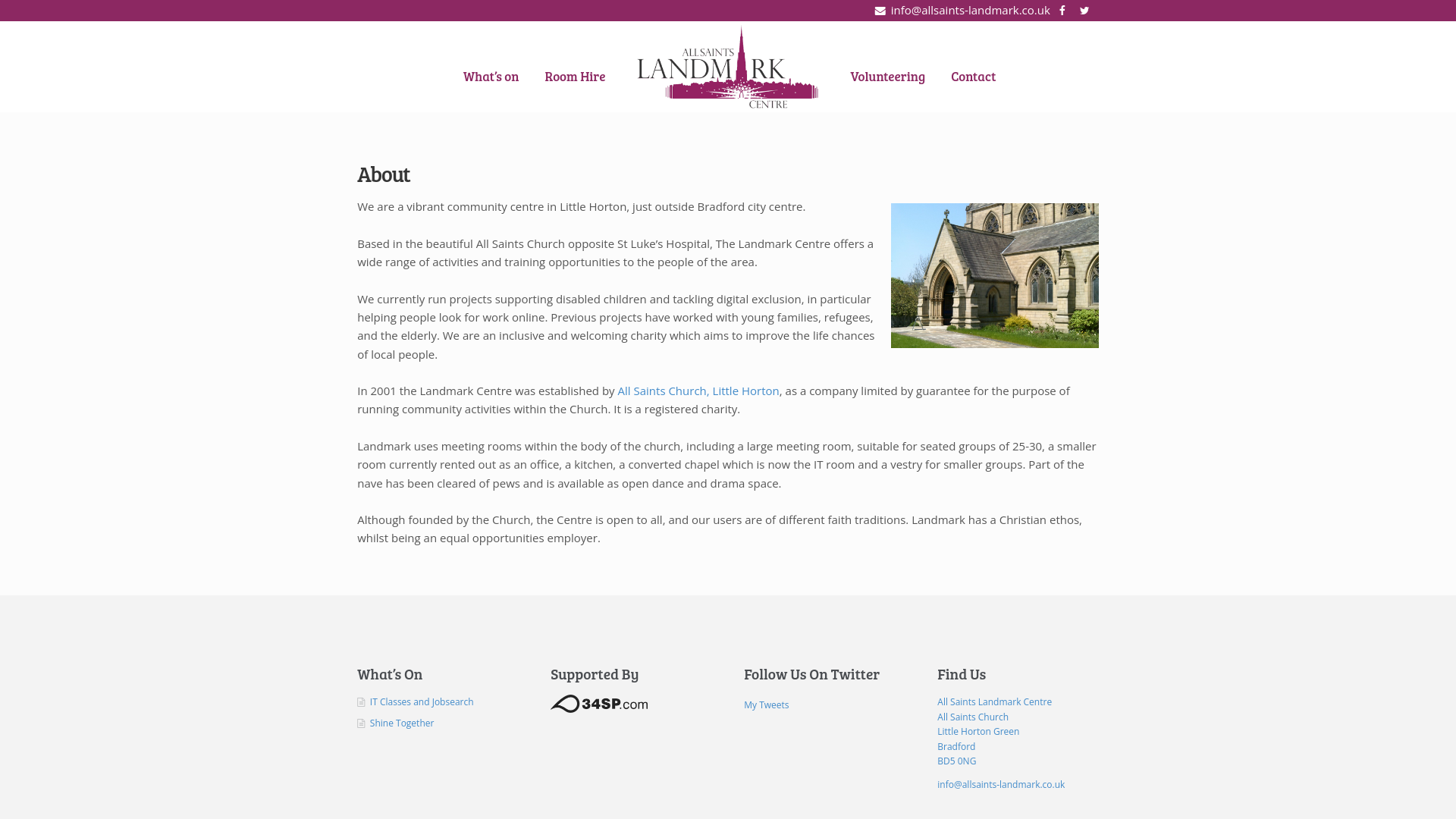 Website screenshot