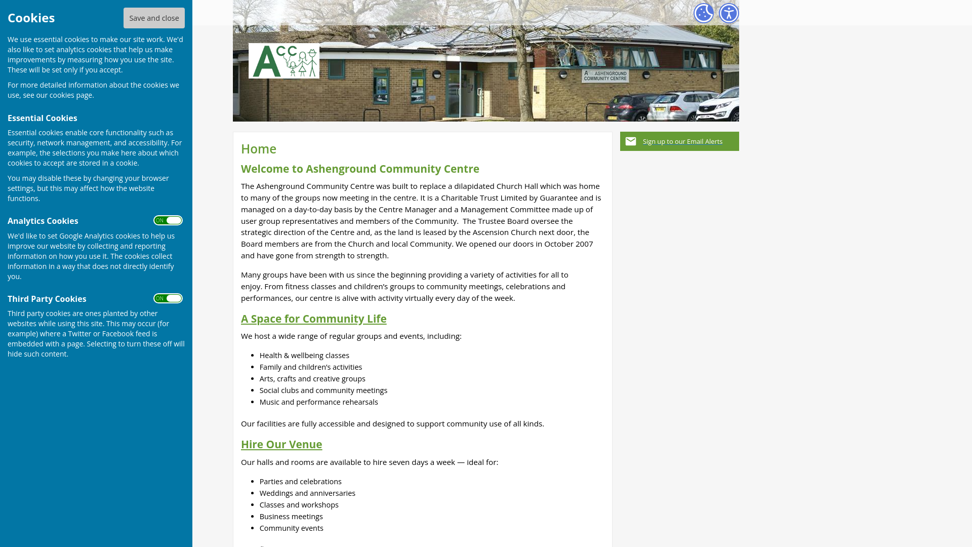Website screenshot