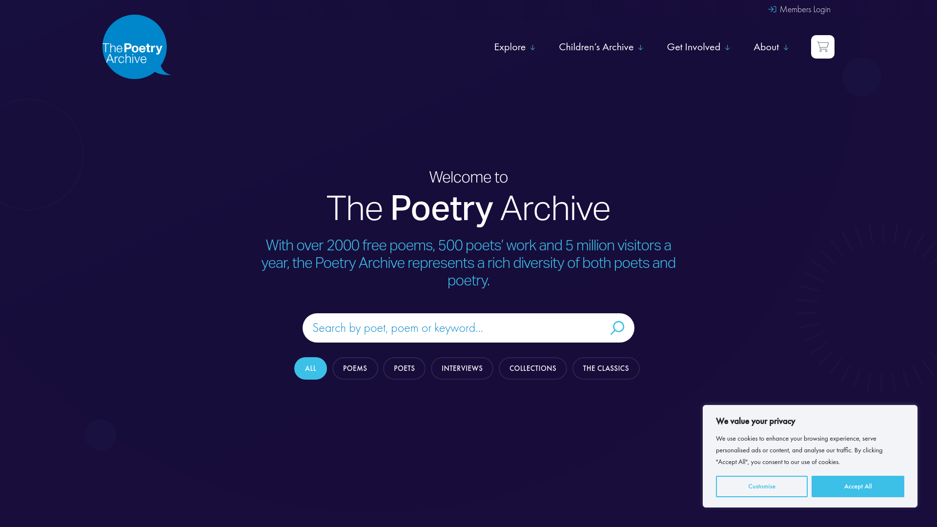 Website screenshot